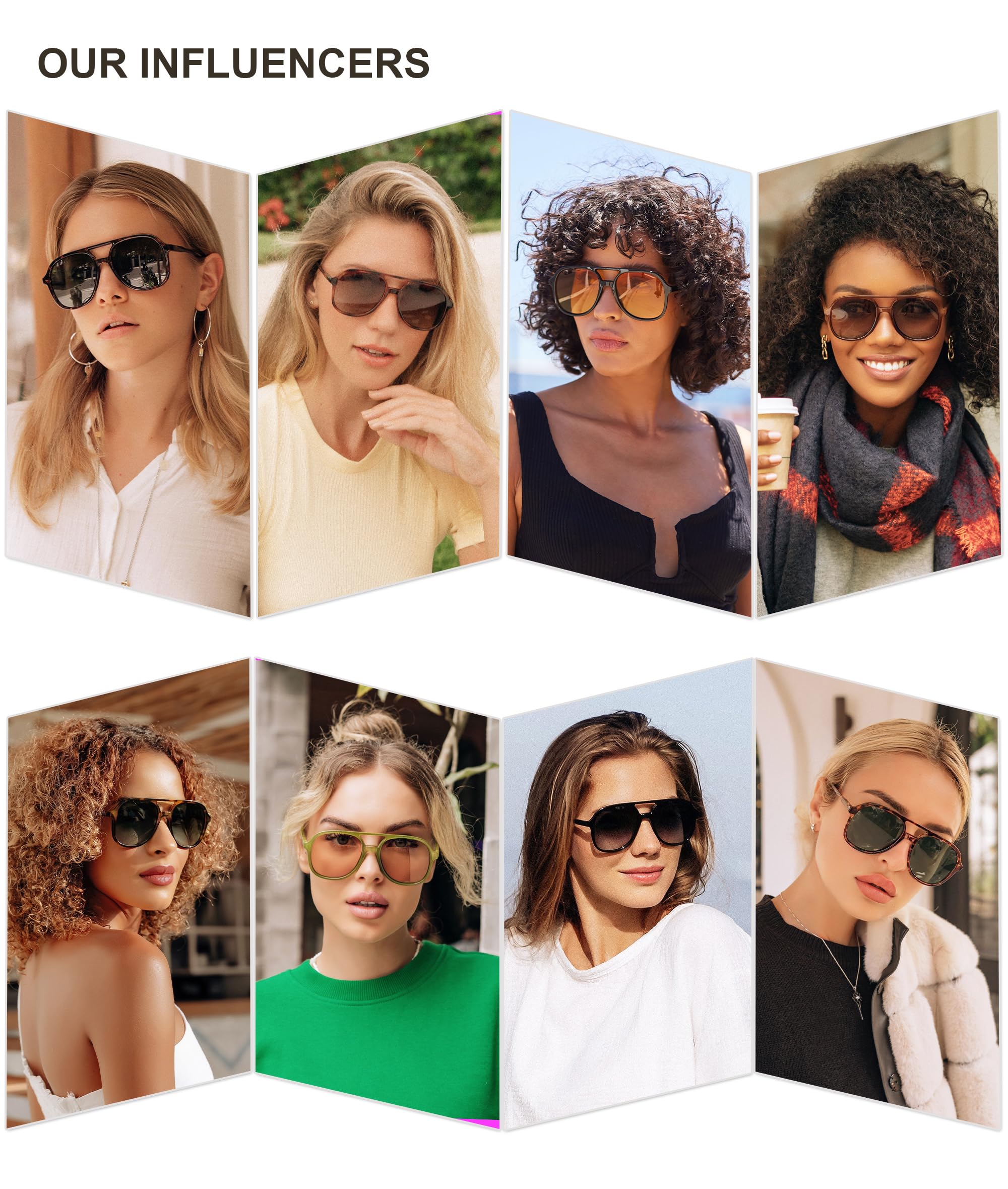 SOJOS Retro Polarized Aviator Sunglasses Womens Mens Classic 70s Vintage Trendy Square Aviators SJ2174, Dark Black/Yellow Tint