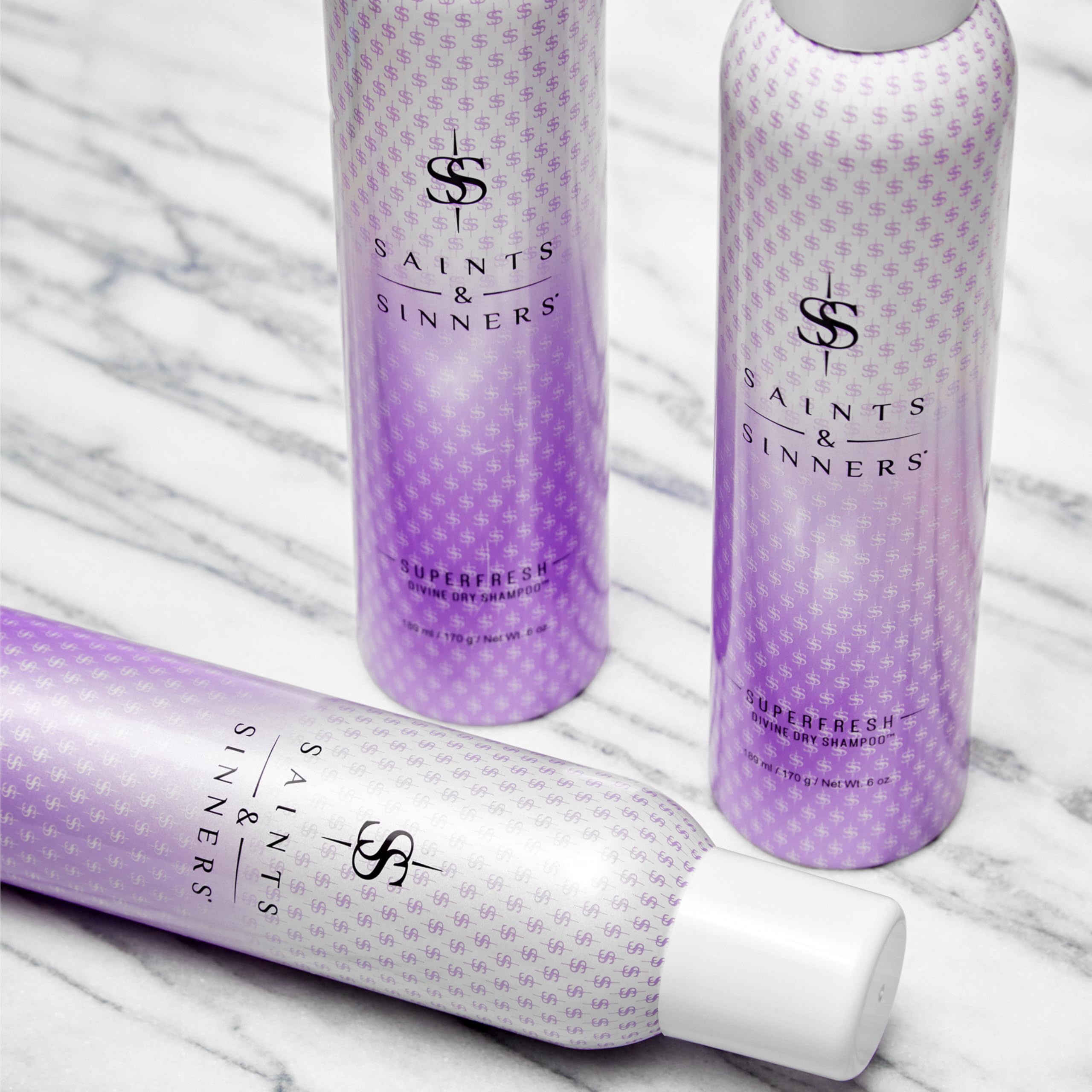 Saints & Sinners Award-Winning Superfresh Divine Dry Shampoo and Cleansing Hair Refresher for All Hair Types