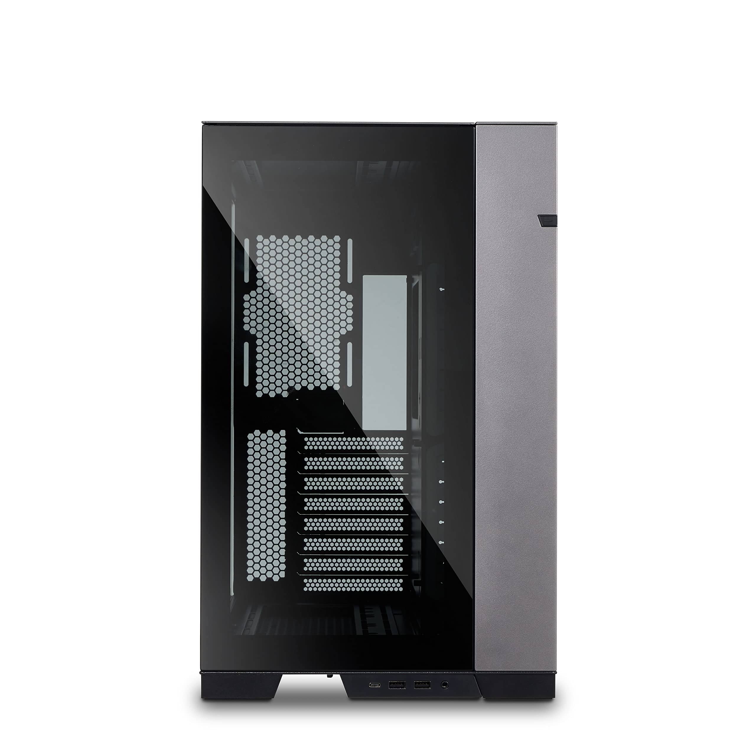 LIAN LI O11 Dynamic EVO Gaming PC Case E-ATX Desktop Computer Case - Mid Tower Chassis with Flexible Mode and Configuration, Tempered Glass Panel, USB Type-C Port (Harbor Grey)