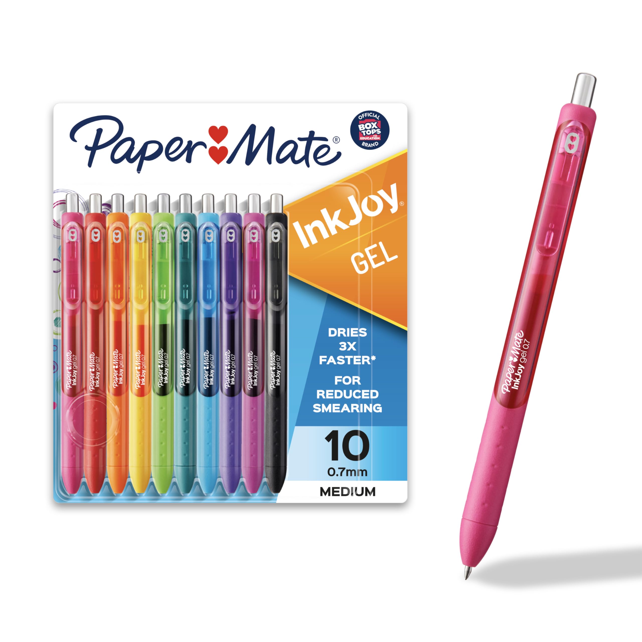 Paper Mate InkJoy Gel Pens, Medium Point, Assorted, 10 Count