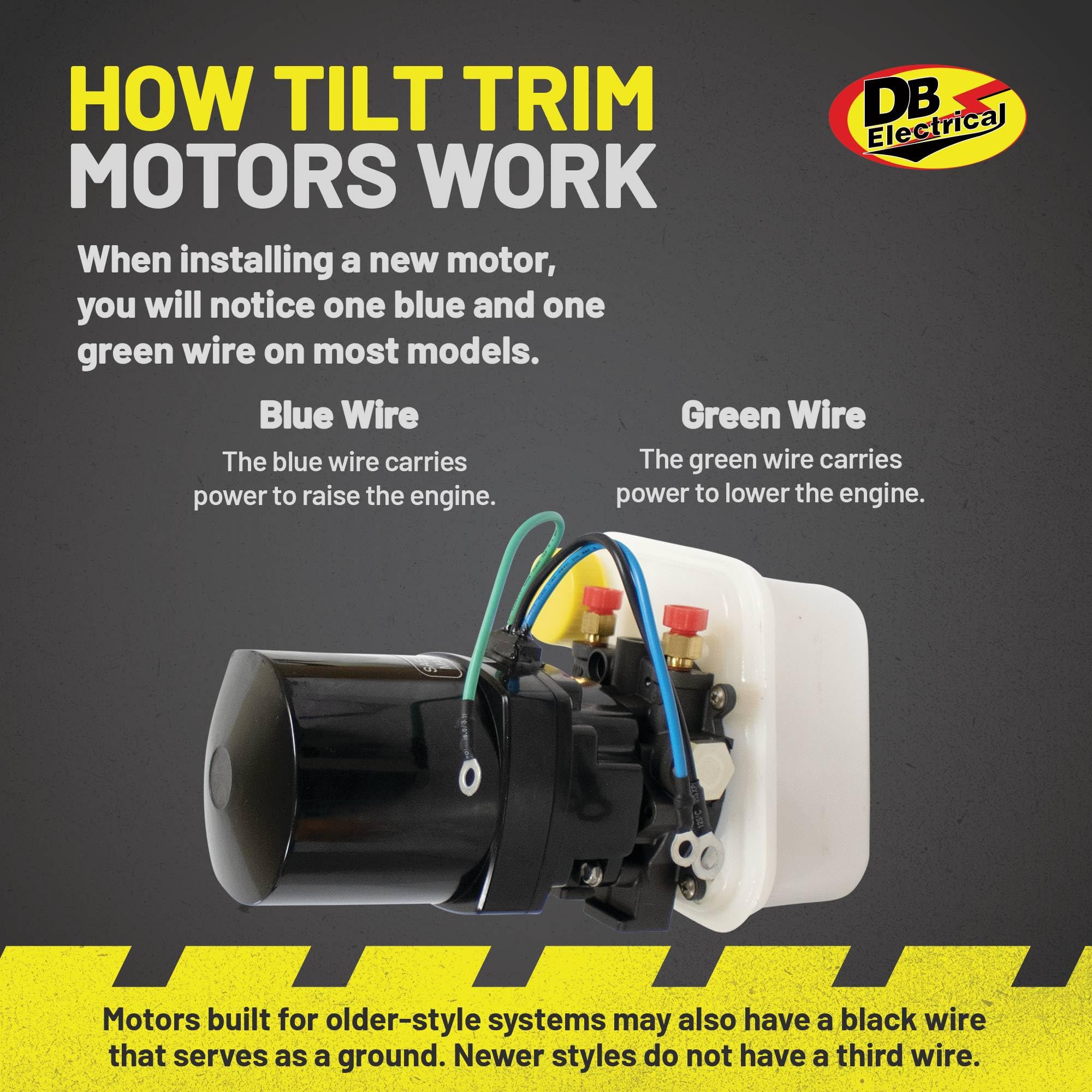 DB Electrical 430-22084 Tilt & Trim Motor Compatible with/Replacement for Mercury Marine All Models All 14336A20, 14336A8, 88183A12, T1088M, T1088M-OE, 67-1720, 4-6769, P525N, RN10822, 10822N