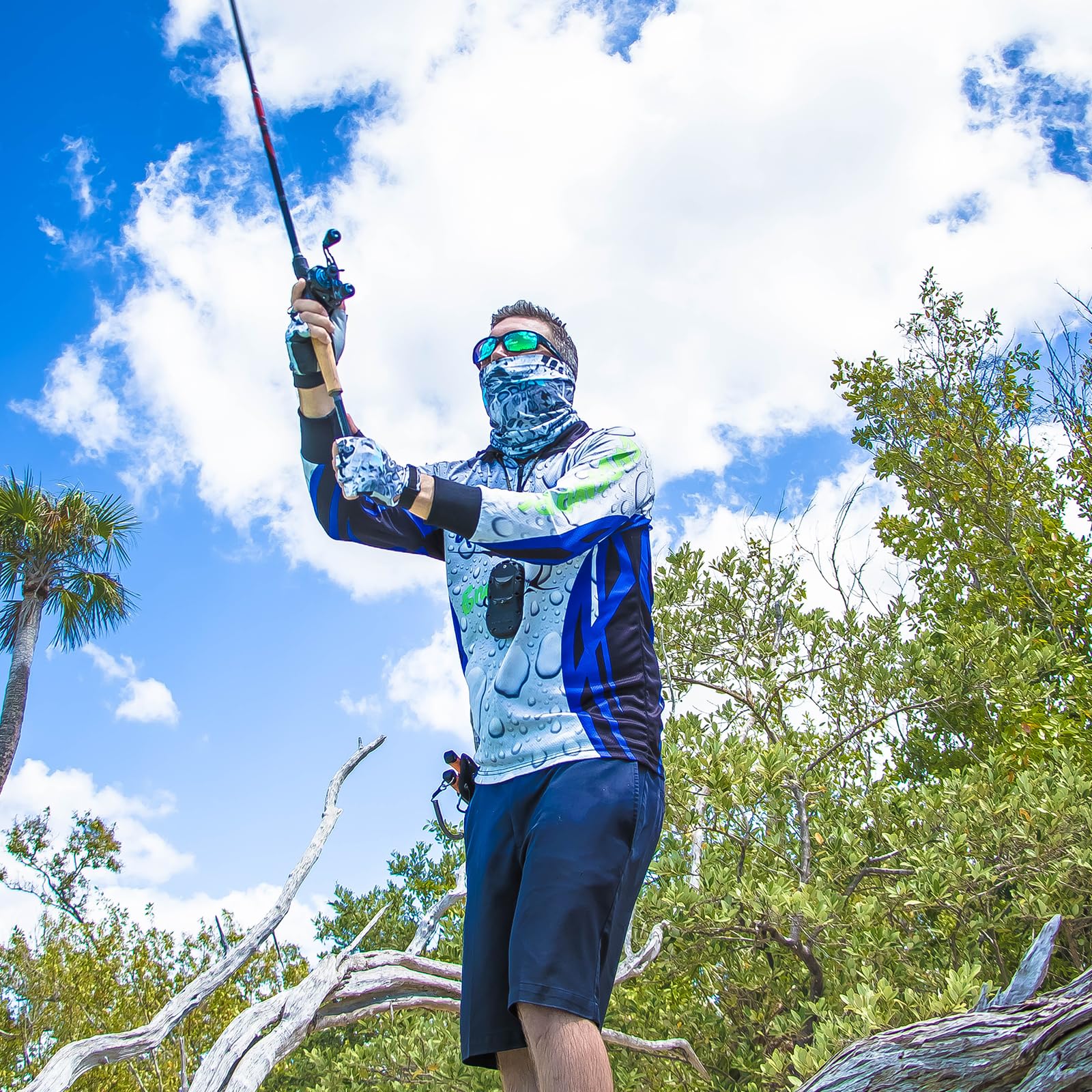 KastKing Skidaway Polarized Sport Sunglasses for Men and Women,Ideal for Driving Fishing Cycling and Running,UV Protection