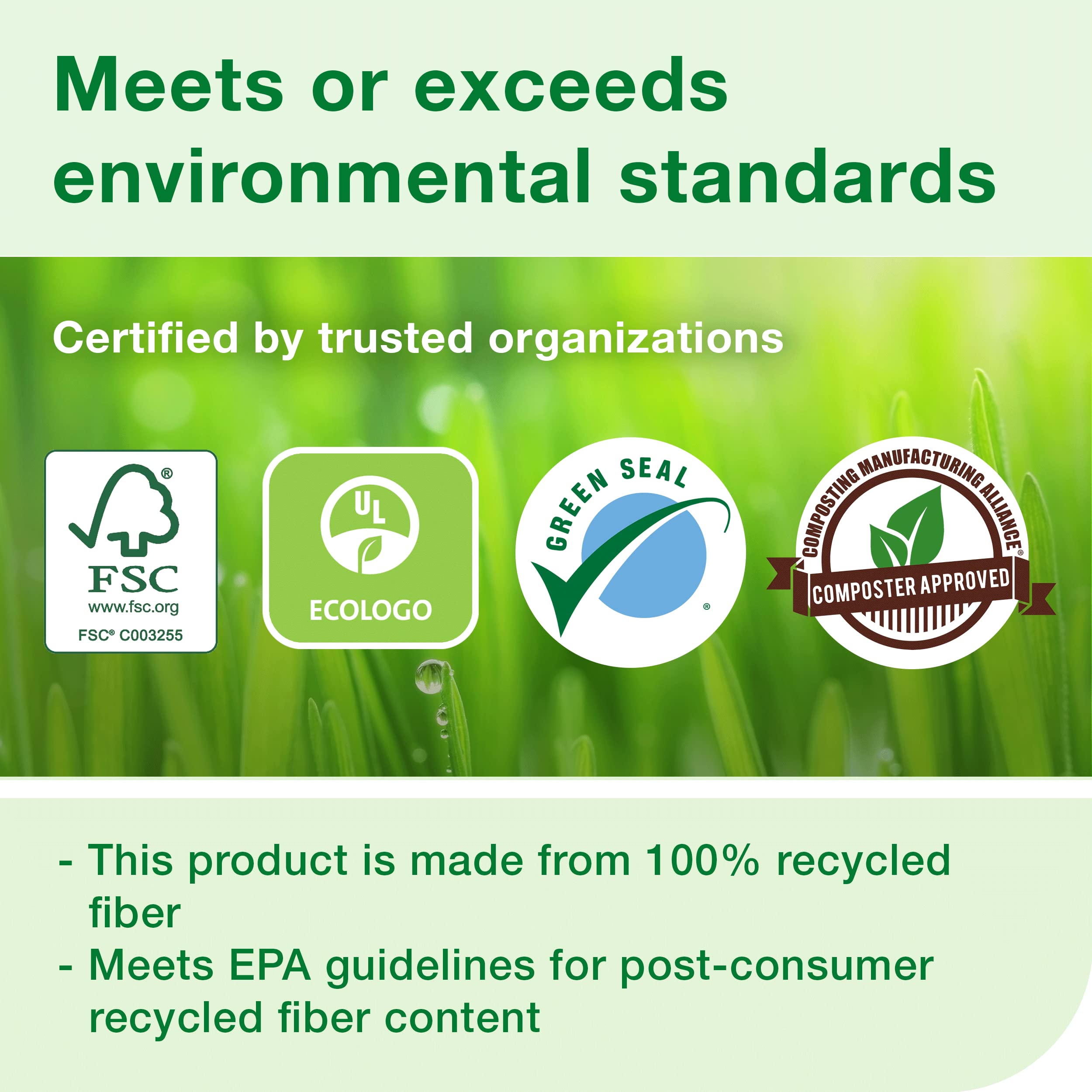 Tork Paper Hand Towel Roll White H21, Universal, 100% Recycled Fiber, 6 Rolls x 800 ft, RB8004