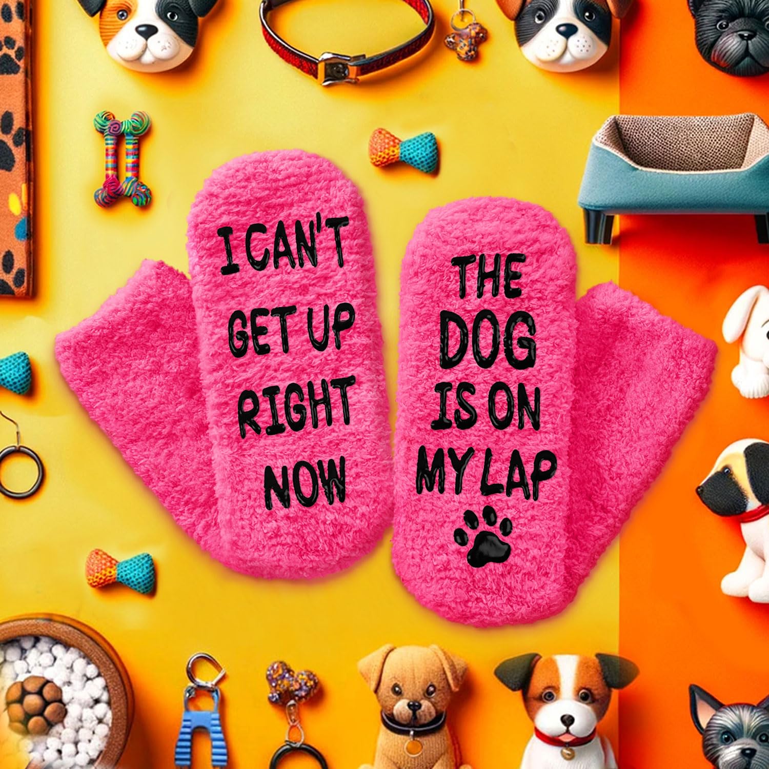 HAPPYPOP Funny Dog Mom Gifts for Mom - Gifts for Girlfriends Mom, Small Gifts for Mom, Dog Gifts for Mom, Dog Mom Socks