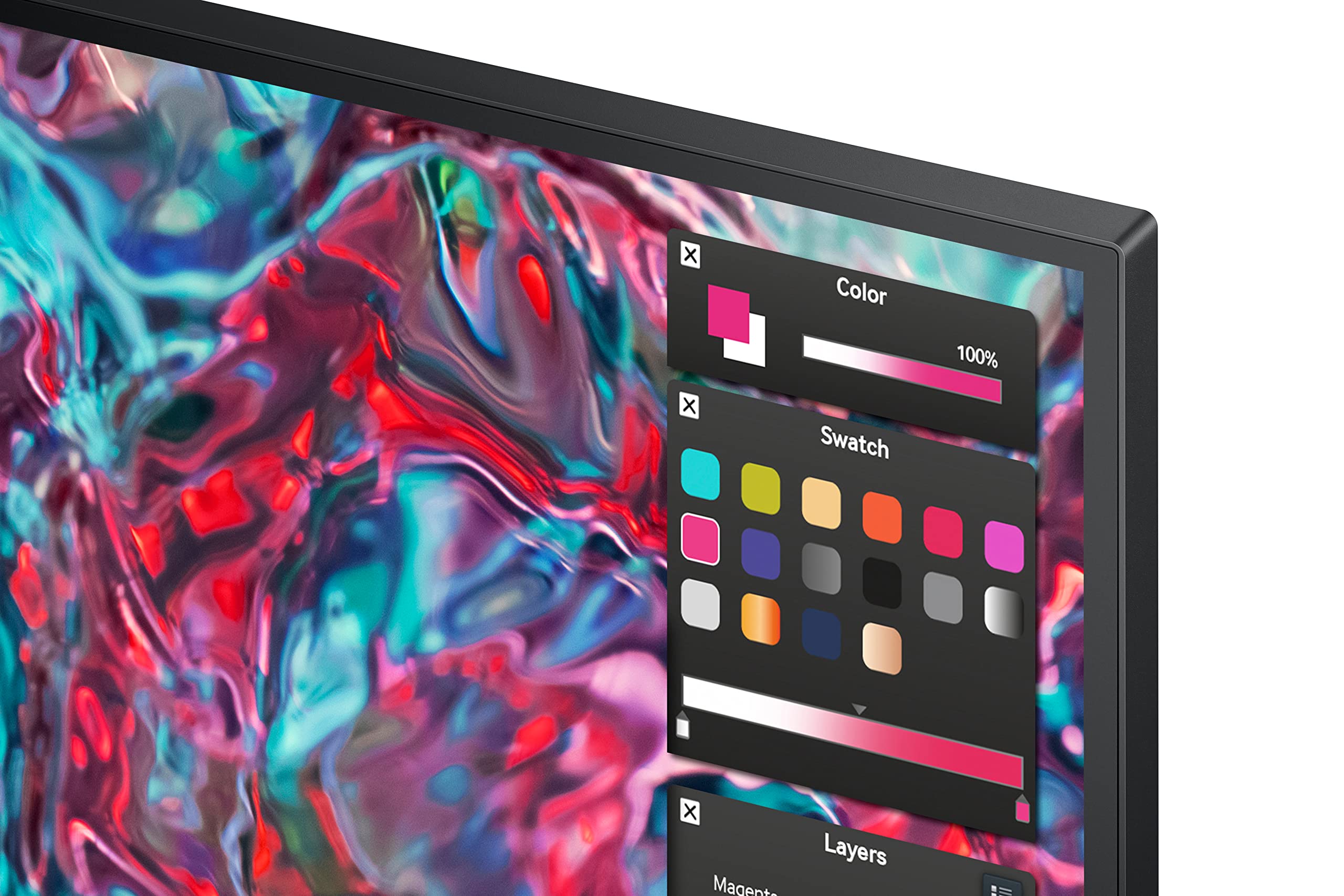 Samsung 27-Inch ViewFinity S8 Series 4K UHD High Resolution Monitor, IPS Panel, 60Hz, Thunderbolt 4, HDR 10+, Built-in Speakers, Height Adjustable Stand, S27B804TGN, Black