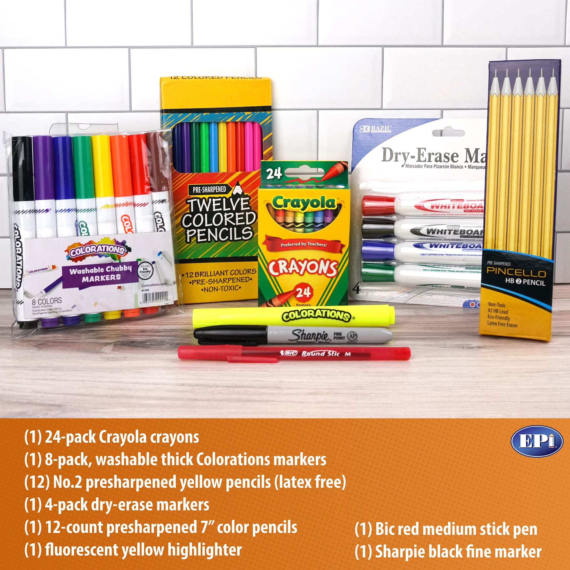 EPI Essential School Supply Kit for Fourth and Fifth Grade Students