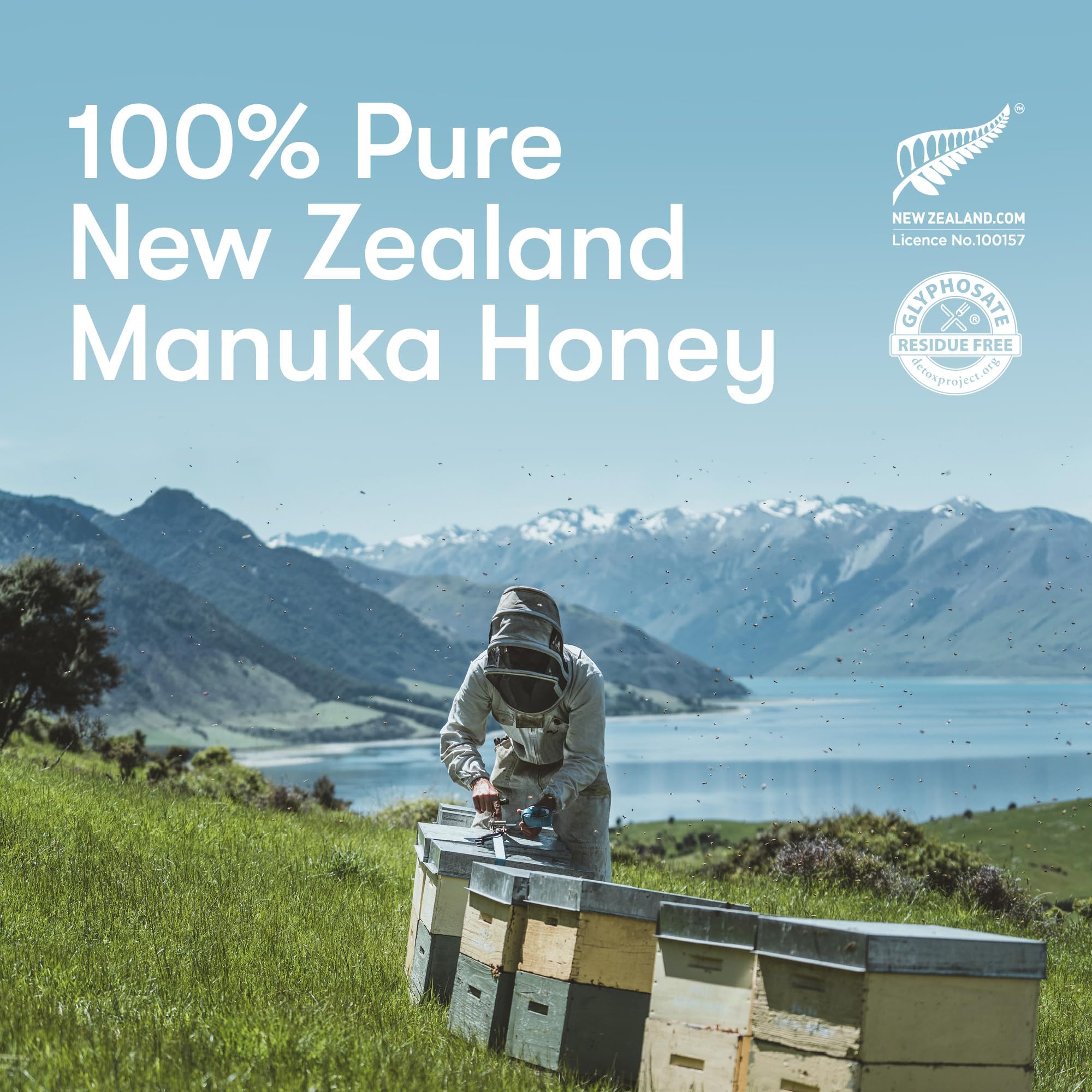 New Zealand Honey Co. Pure Manuka Honey UMF 20+ Squeezy | 500g | 17.6oz | Squeezable UMF Manuka Honey