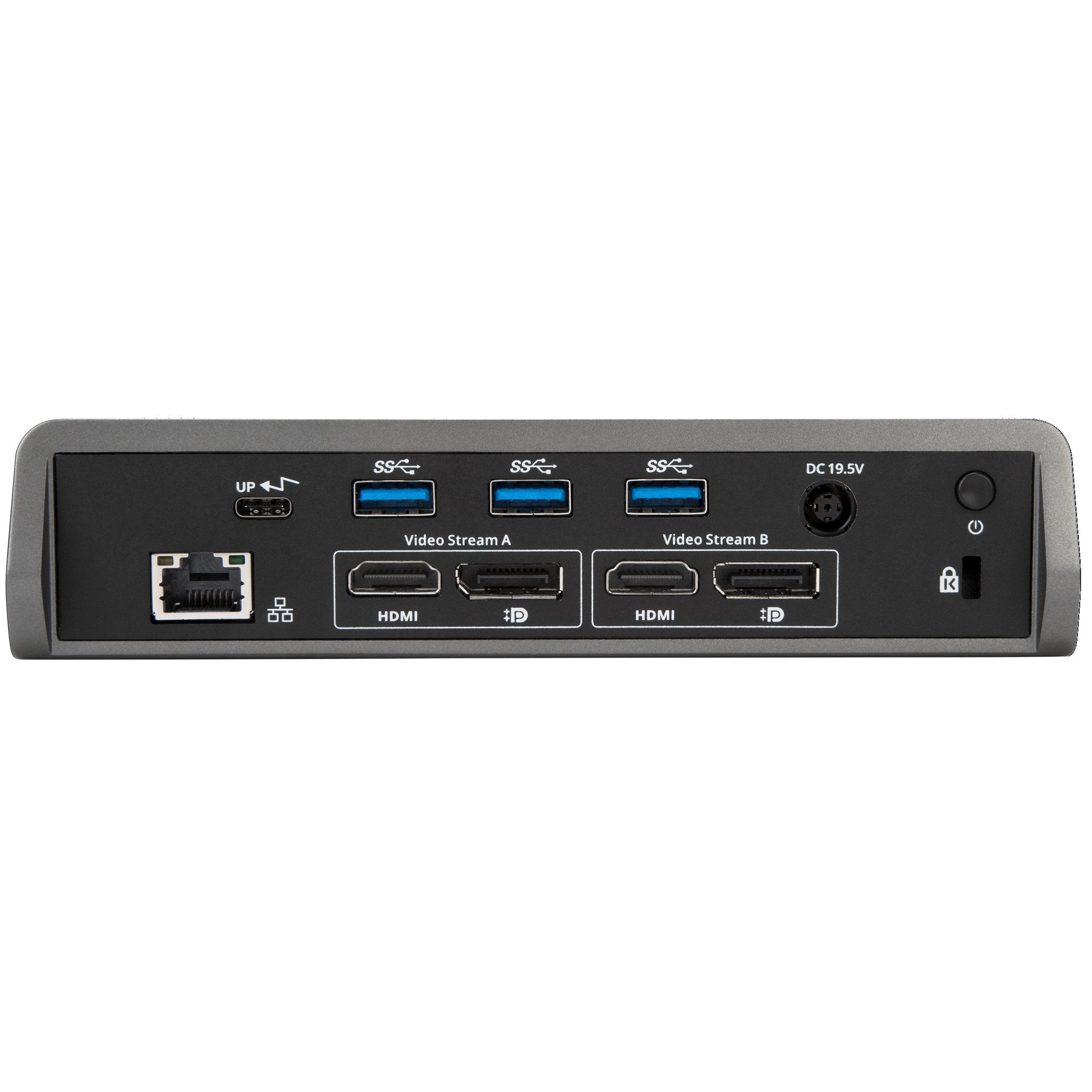 Targus USB-C Universal Dual Video 4K Laptop Docking Station with Charging Power, Audio, & 4 USB Ports for PC, Mac, & Android (DOCK180USZ)