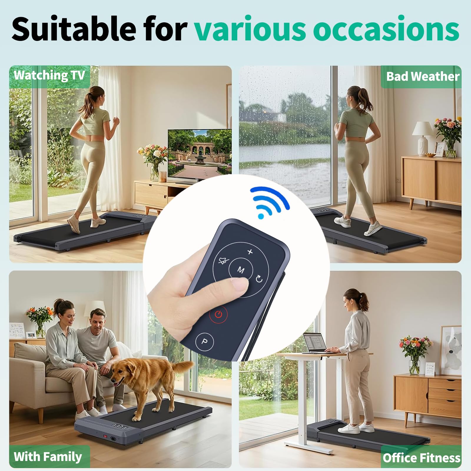 Walking Pad Replacement Remote Control for GOYOUTH 2 in 1 Under Desk Treadmill JK31-9, for Redliro ＆ CIIHI Dog Pet Treadmill JK08F