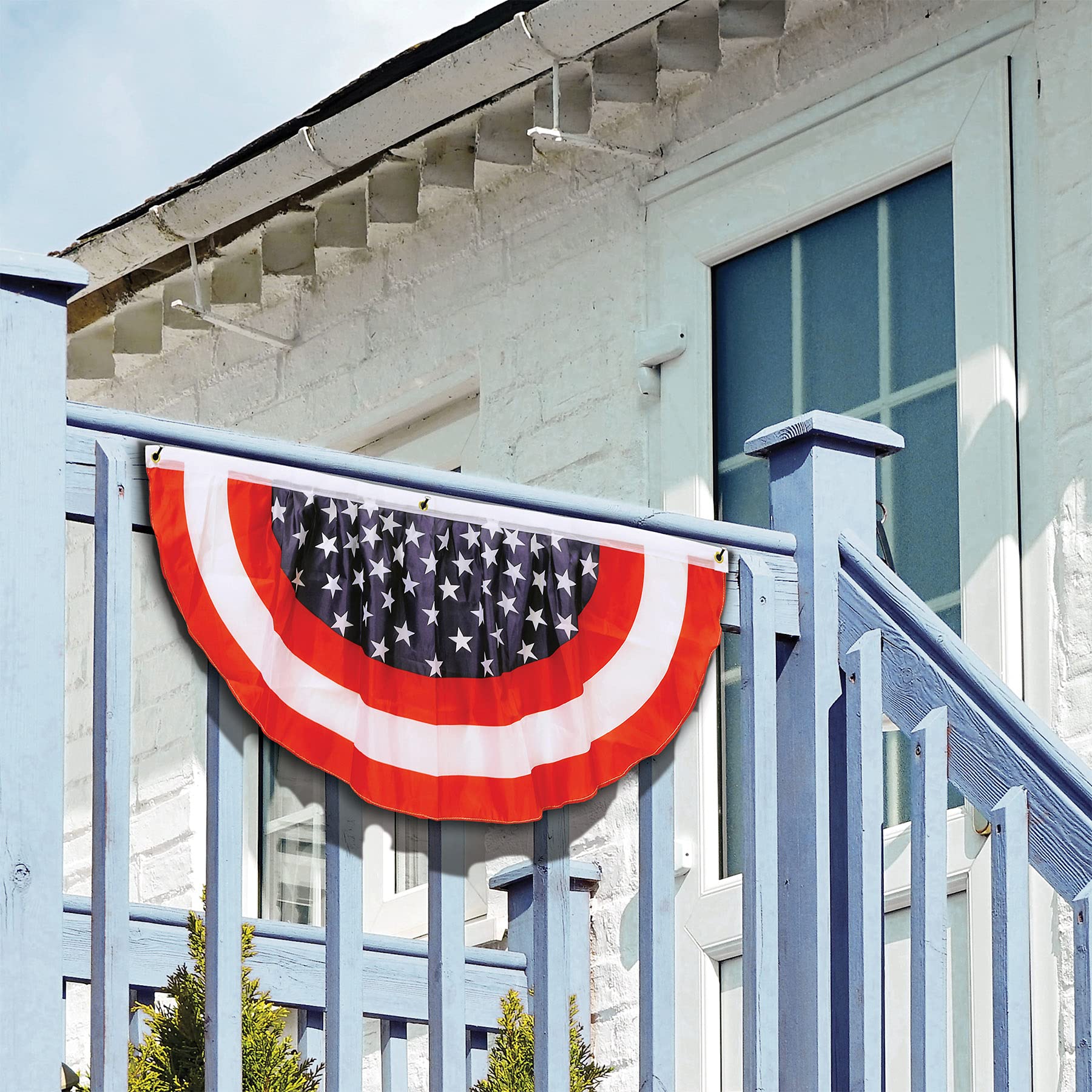 Beistle Stars & Stripes Fabric Bunting