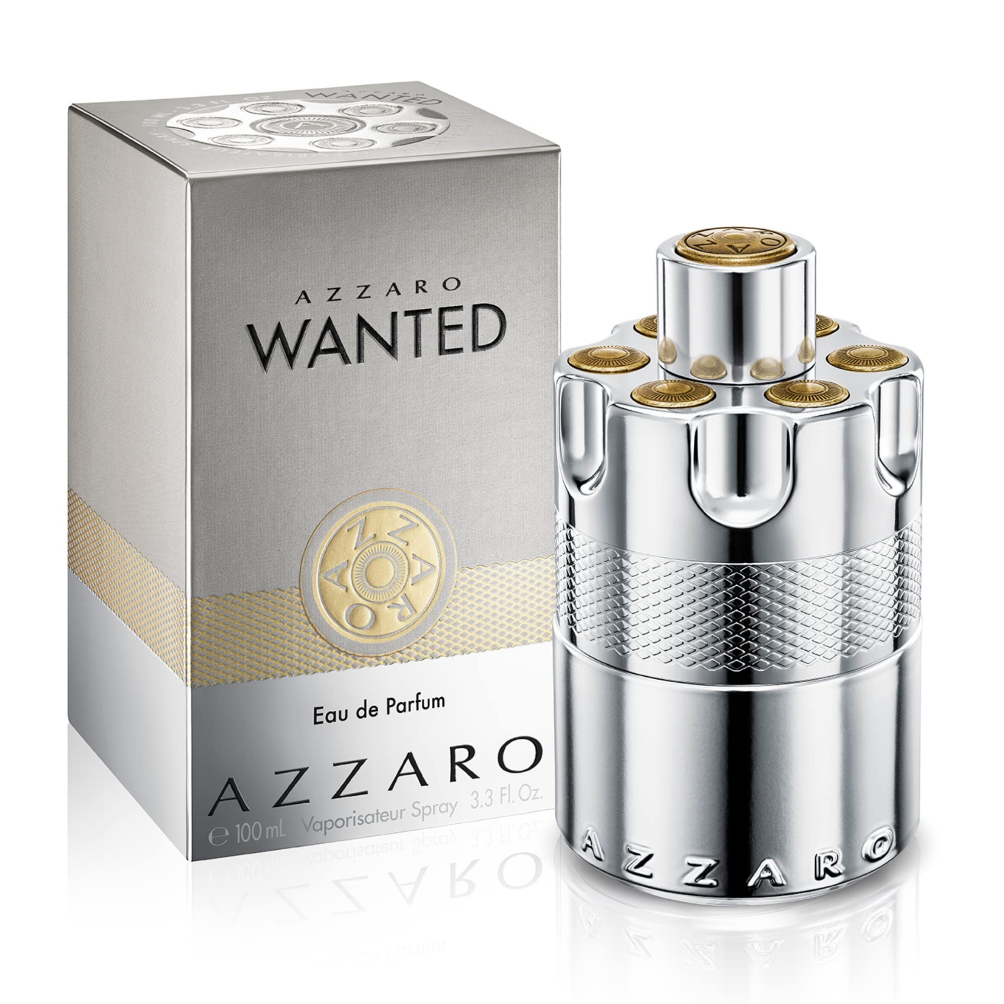 Azzaro Wanted Eau de Parfum - Energizing & Intense Woody, Aromatic & Spicy Men's Cologne