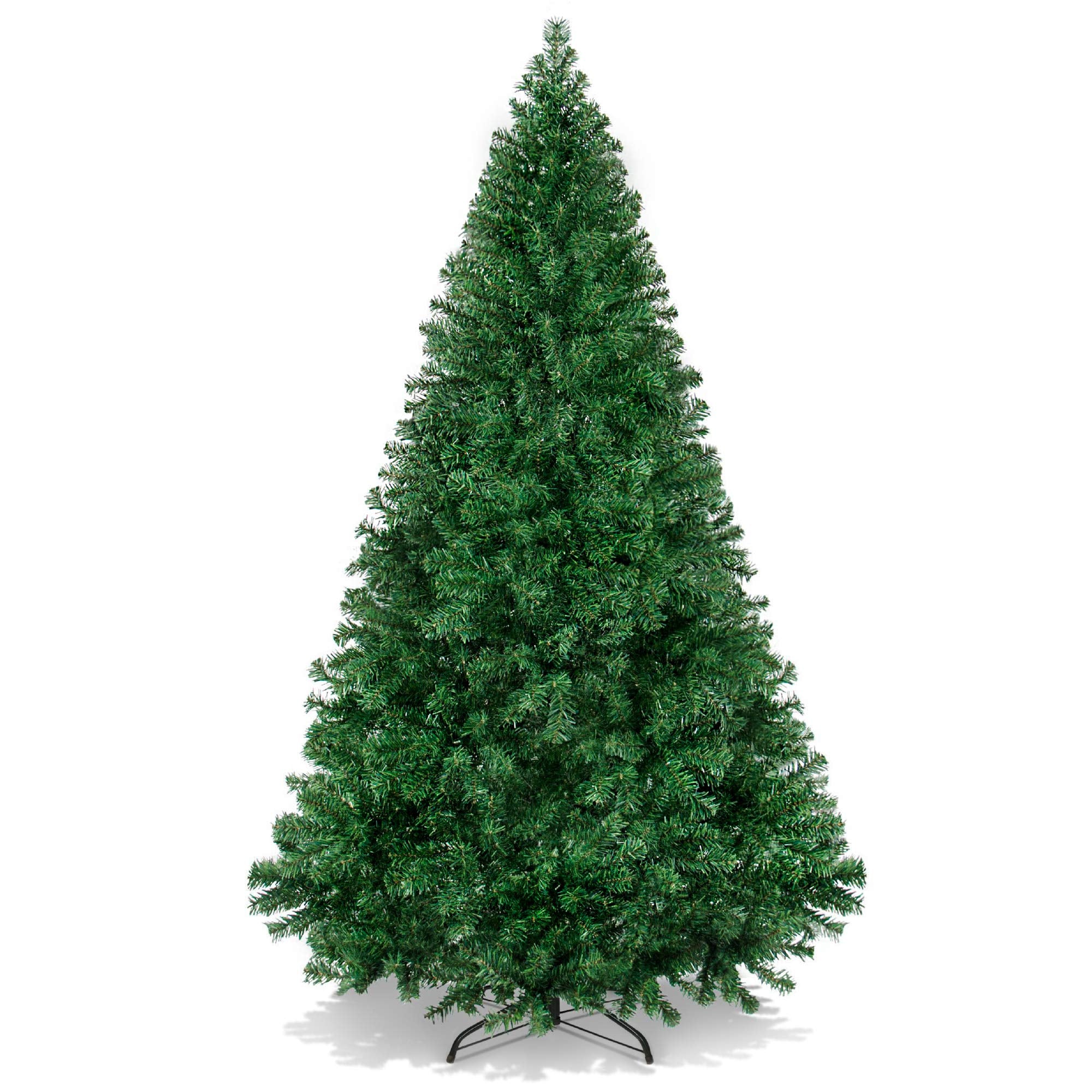 Best Choice Products Artificial Christmas Tree, 6ft Premium Unlit Hinged Design, Dense Branches Realistic Holiday Décor w/Easy Assembly, Base