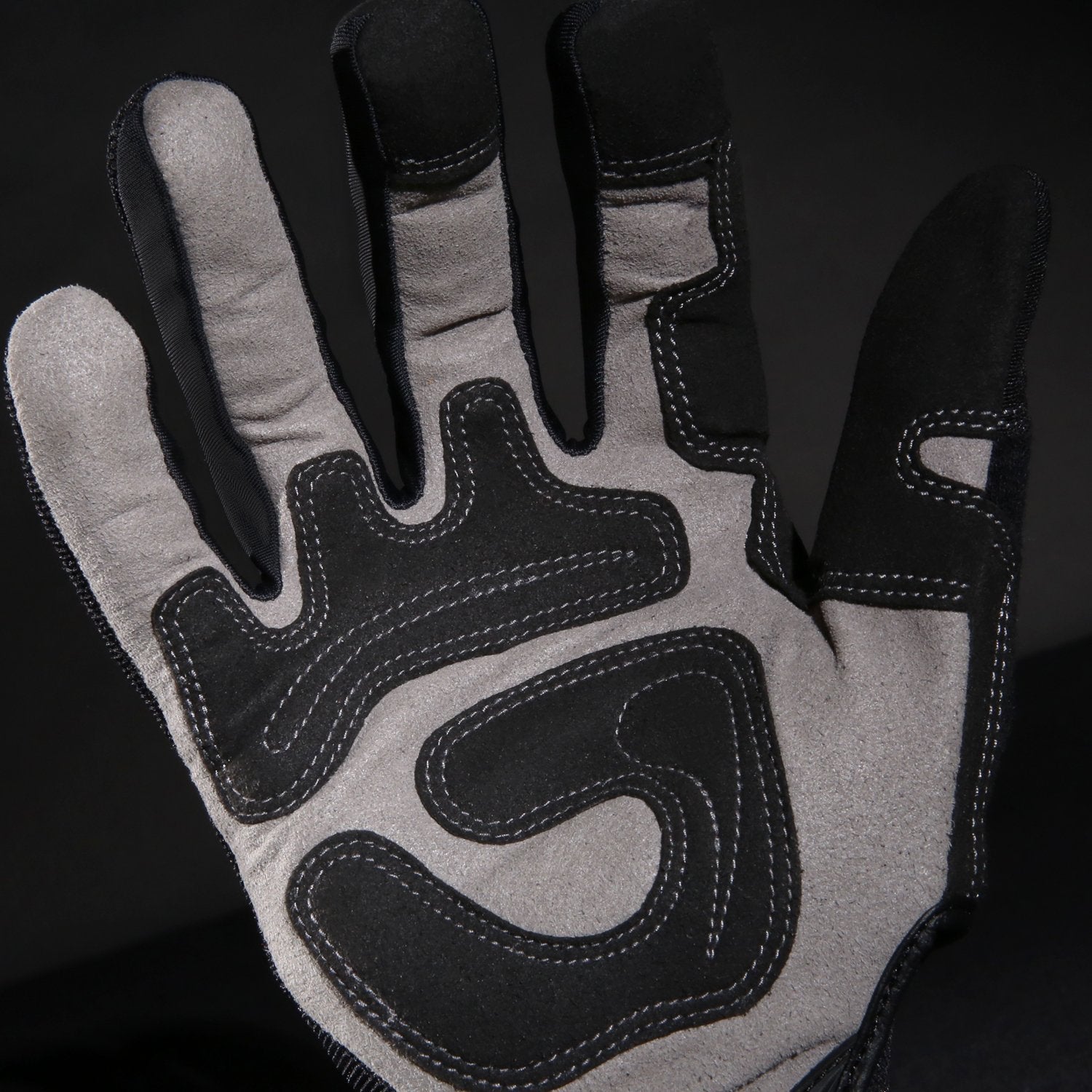 Ironclad General Utility Work Gloves GUG, All-Purpose, Performance Fit, Durable, Machine Washable, Sized Large, (1 Pair) Black