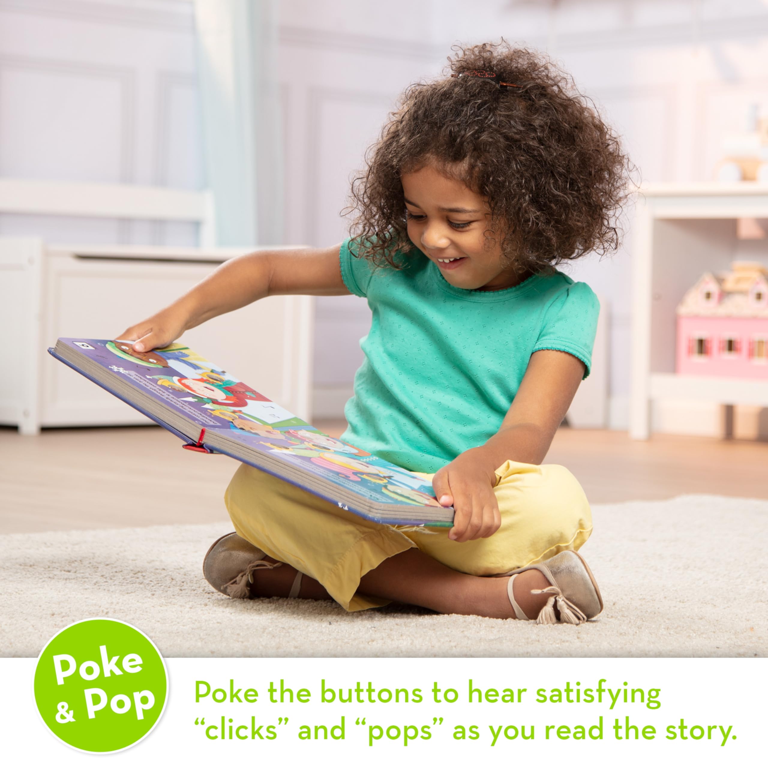 Melissa & Doug Children's Book - Poke-a-Dot:The Night Before Christmas (Board Book with Buttons to Pop) Pop It Fun for Ages 3+