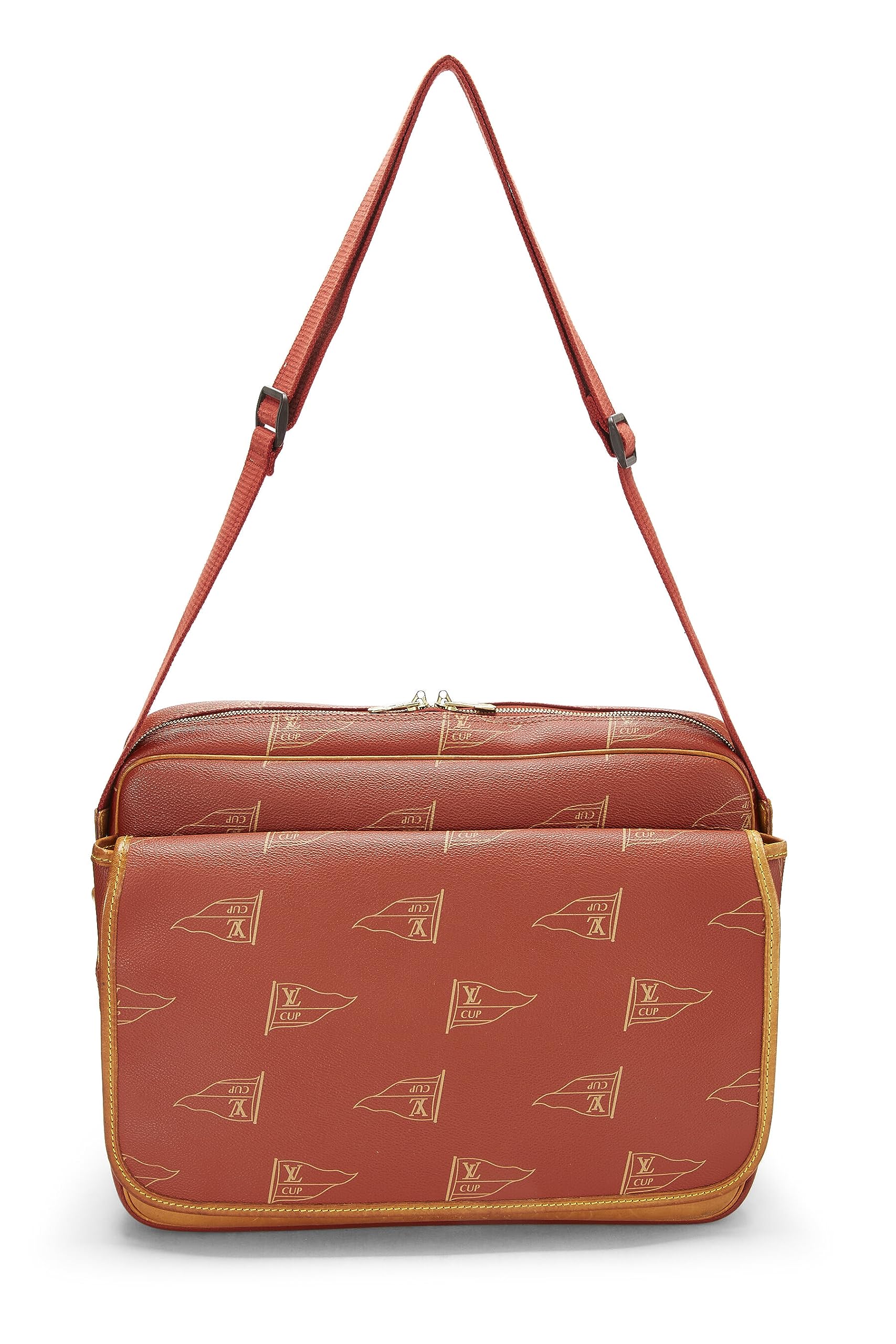 Louis Vuitton, Pre-Loved Red LV Cup Calvi Bag, Red