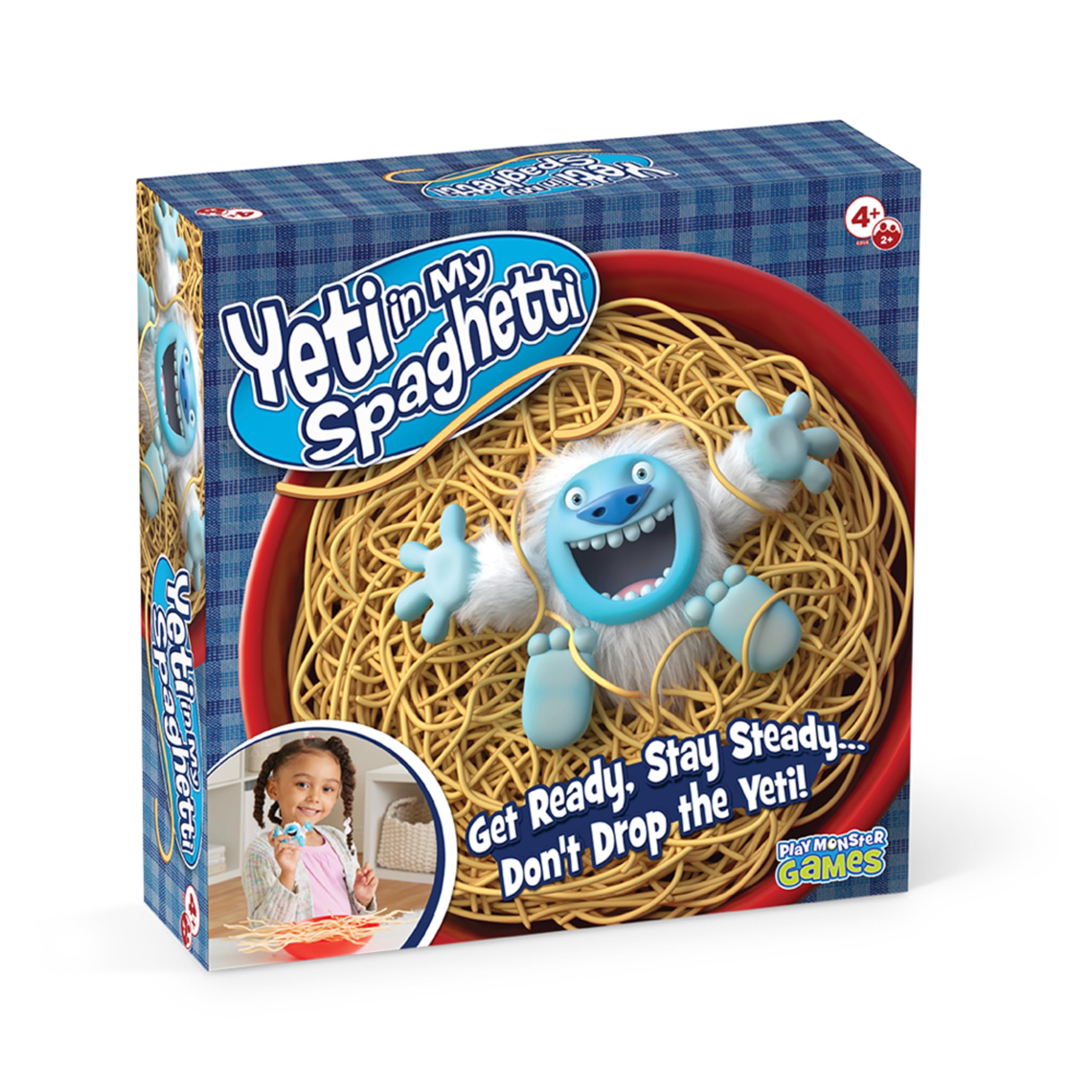 Yeti in My Spaghetti Board Game – Kids Games, Family Game, Multi-Player, Board Games for Family Night, Preschool Toys, Hand-Eye-Coordination Game, Don’t Drop Yeti, Ages 4+