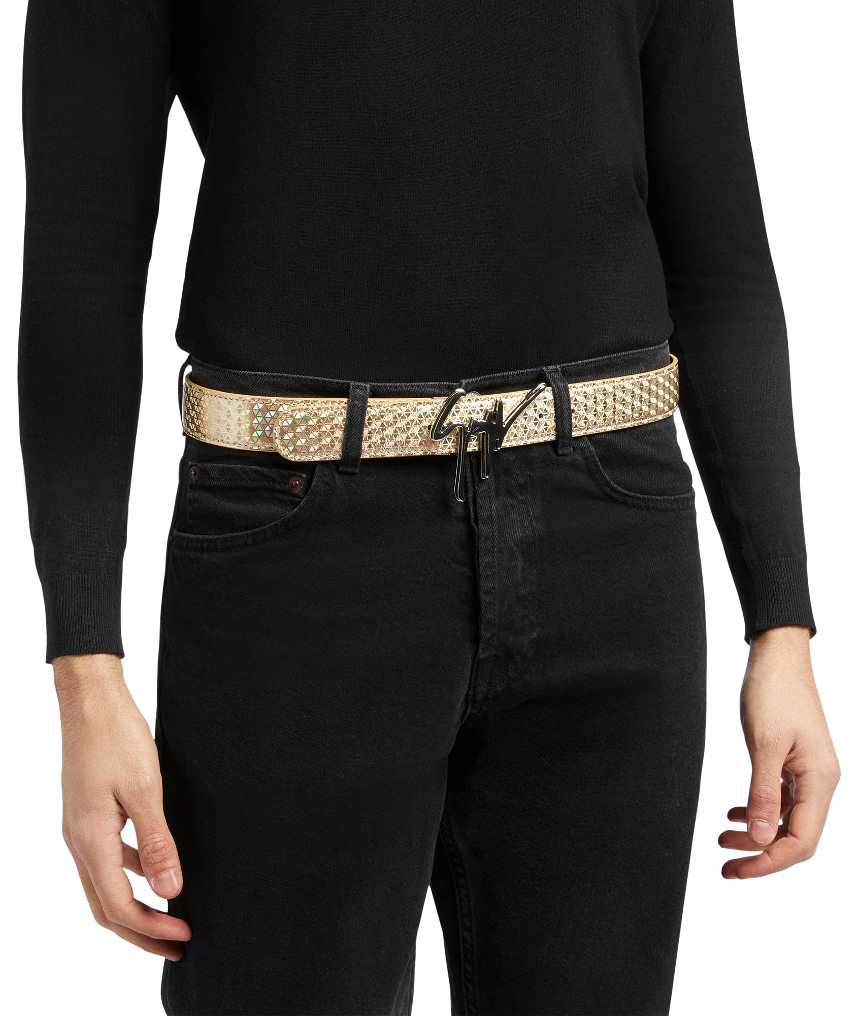 Giuseppe Zanotti, Giuseppe Belt, One Size, Gold