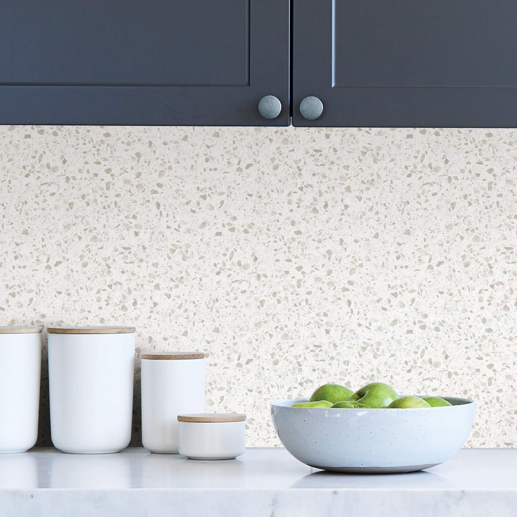 Scott Living SLS3521: Gold Murano Self Adhesive Wallpaper, Multi, 30 Sq Ft