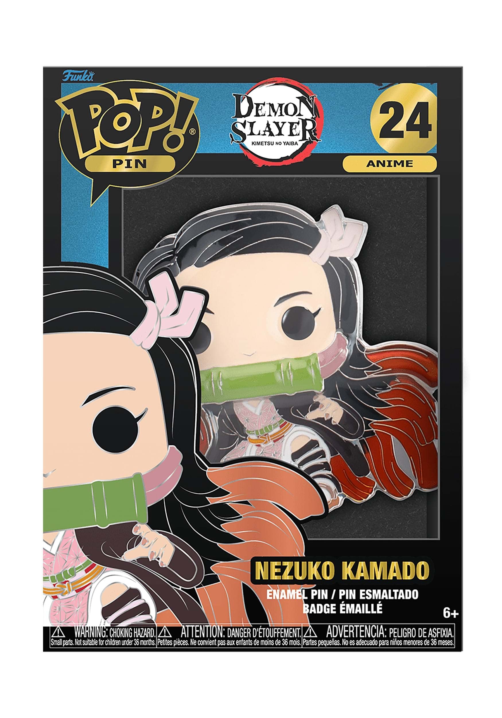 Funko POP Pop! Sized Pin: Demon Slayer - Nezuko Kamado, Multicolor (DMSPP0002)