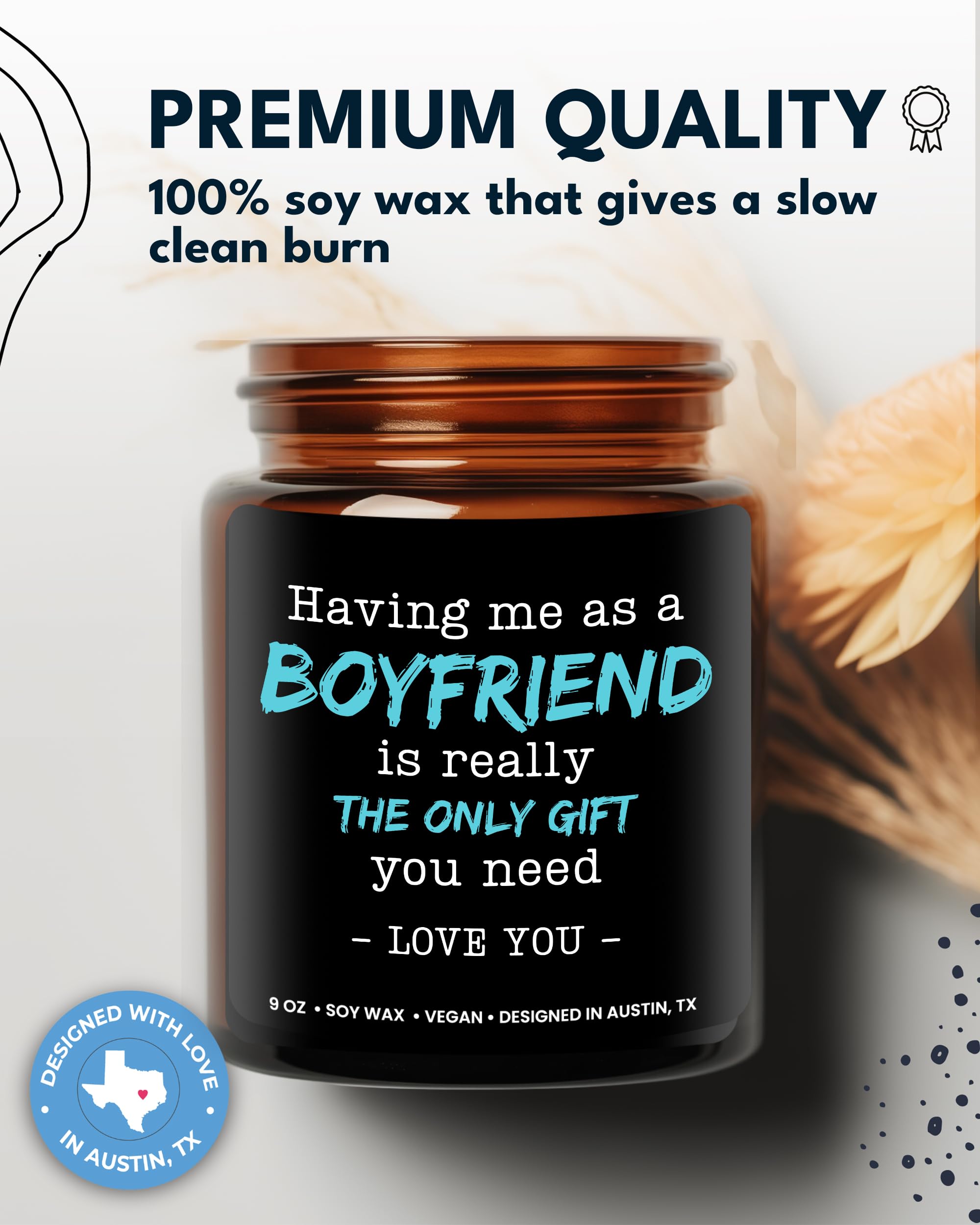 Girlfriend Candle, Funny Gift for Girlfriend from Boyfriend, Best Gifts for Girlfriend Birthday Gifts, Anniversary & Birthday Gifts for Girlfriend Gift Ideas, Best Birthday Gift for Girlfriend Gifts