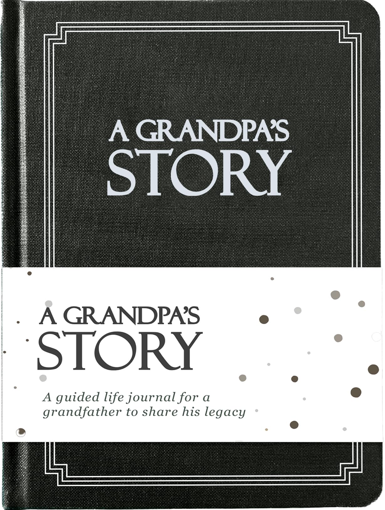 Grandpa's Life Story Journal (Hardcover): A Meaningful Keepsake for Grandpa to Share His Journey and Memories, Book Includes 250+ Prompt Questions, Sentimental Grandpa Gifts Idea, Sentimental Gifts for Grandpa for Father's Day, Birthday & Christmas