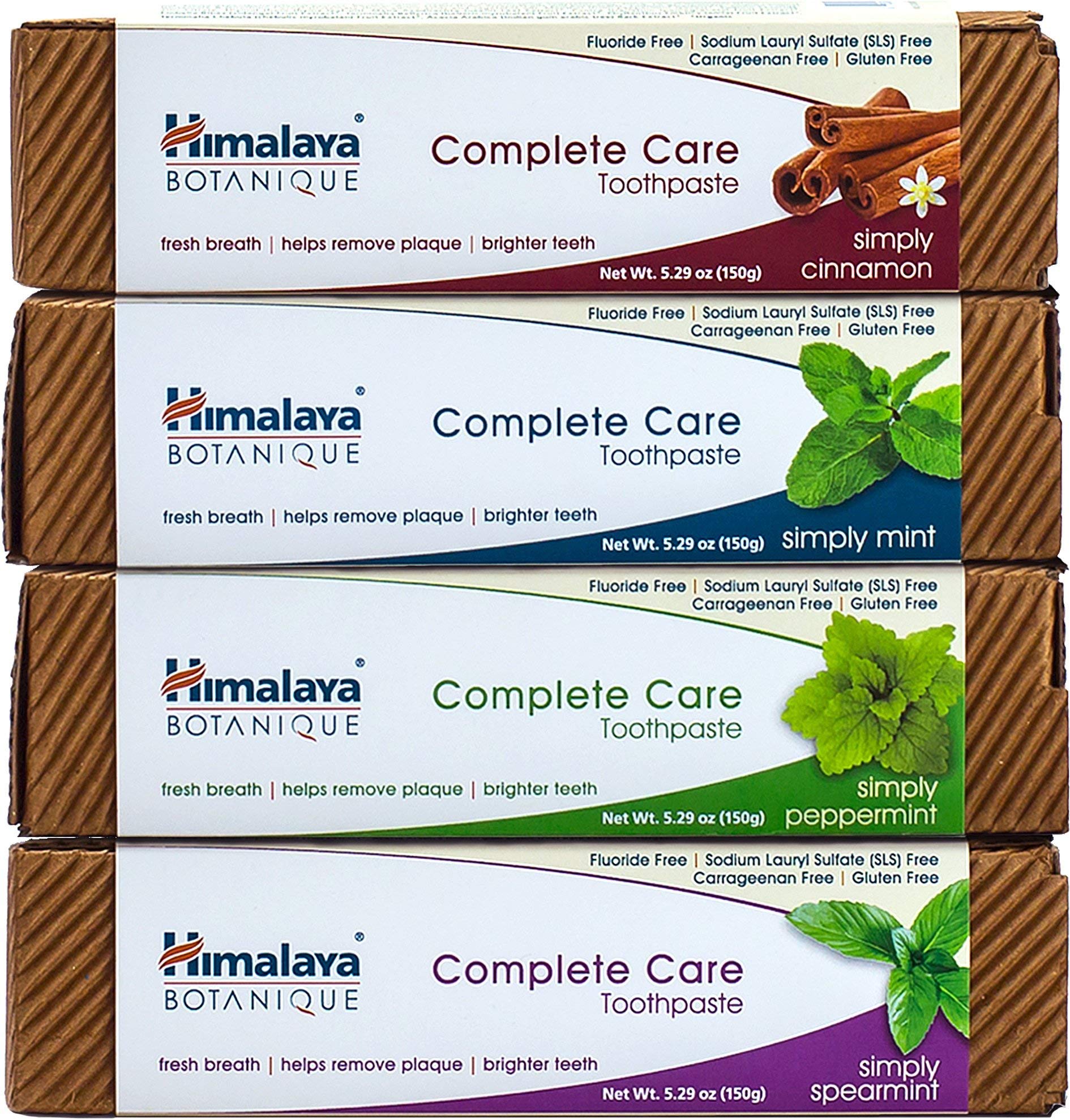 Himalaya Botanique Complete Care Toothpaste, Herbal, Variety Pack, Fig