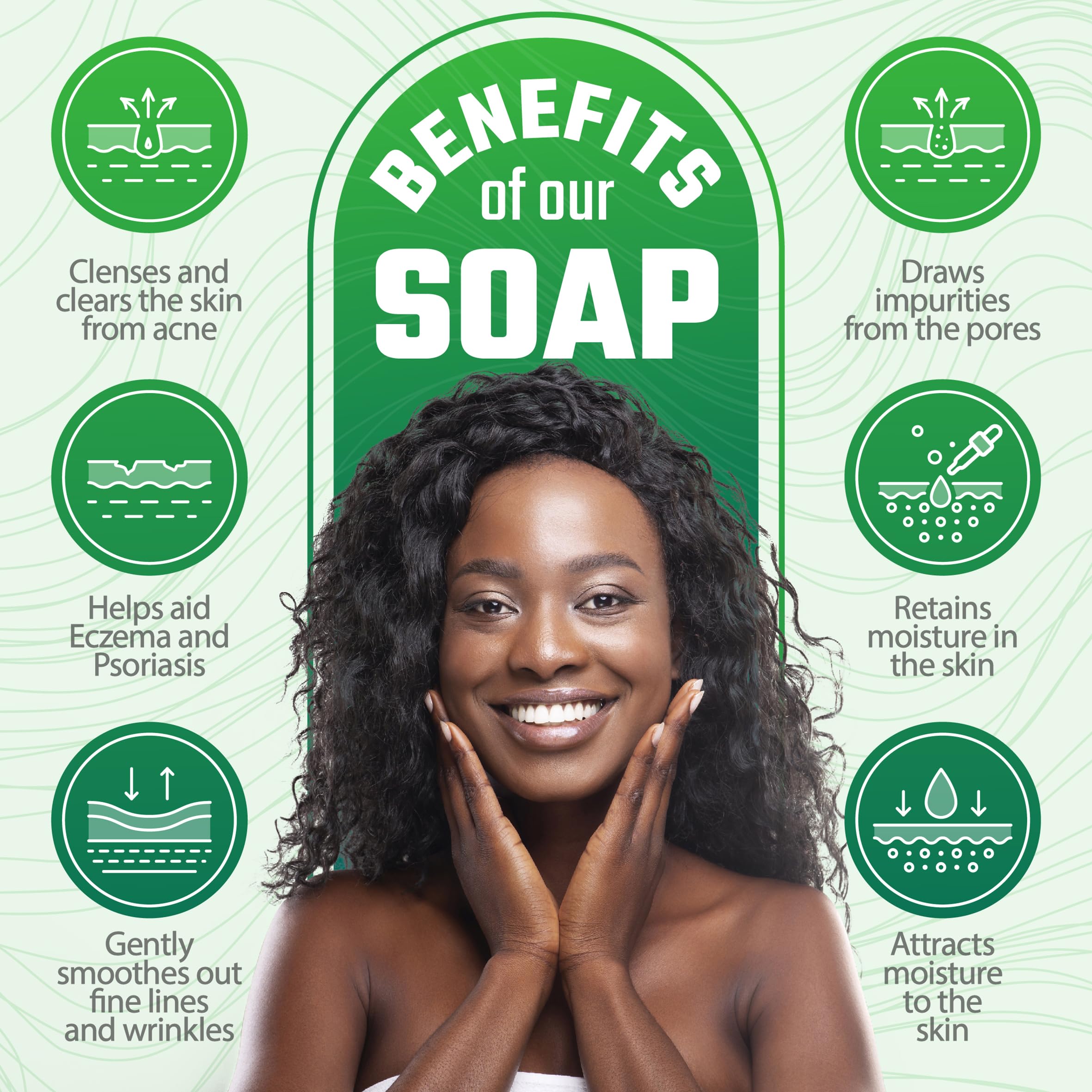 Sea Moss Soap Green Tea Matcha & Aloe Bergamot & Strawberry Sea Moss Gel