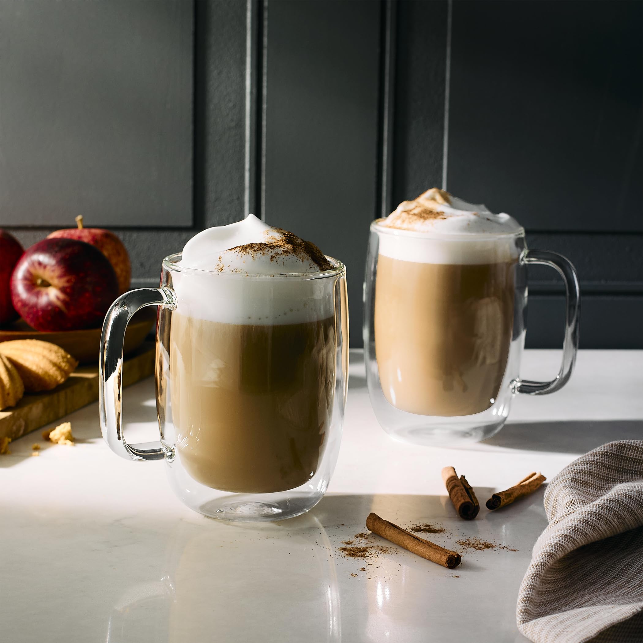 ZWILLING Sorrento Plus 2-pc Double-Wall Glass Latte Mug Set