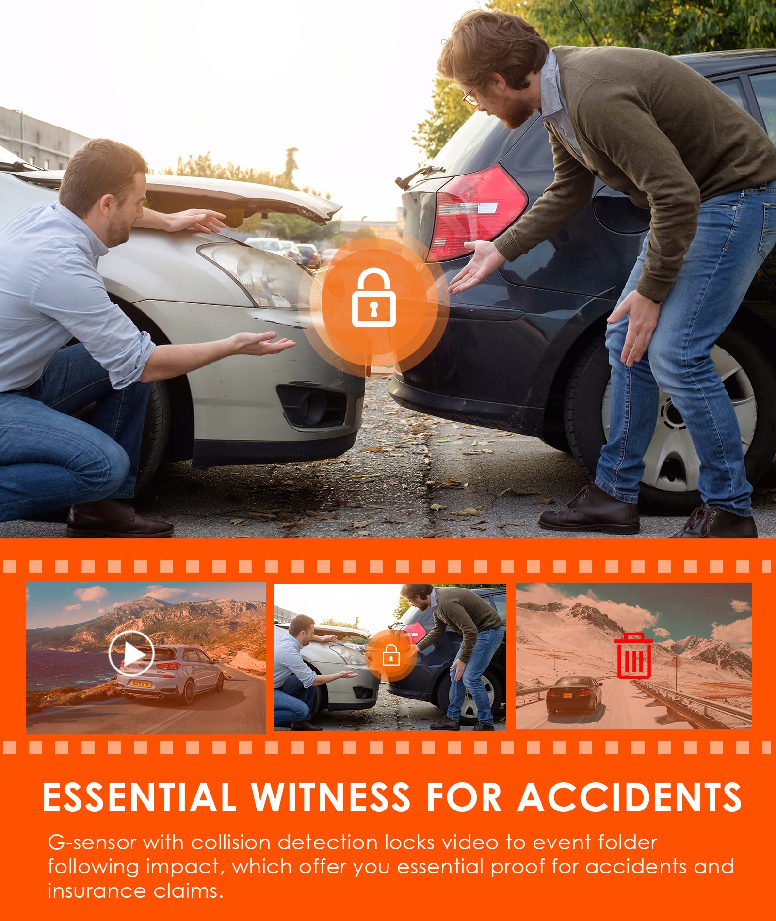 Vantrue N2S 4K Dash Cam with GPS, Front and Inside Dual 2.5K 1440P, IR Night Vision Uber Car Camera, 24/7 Recording Parking Mode, Motion Detection, 256GB Supported