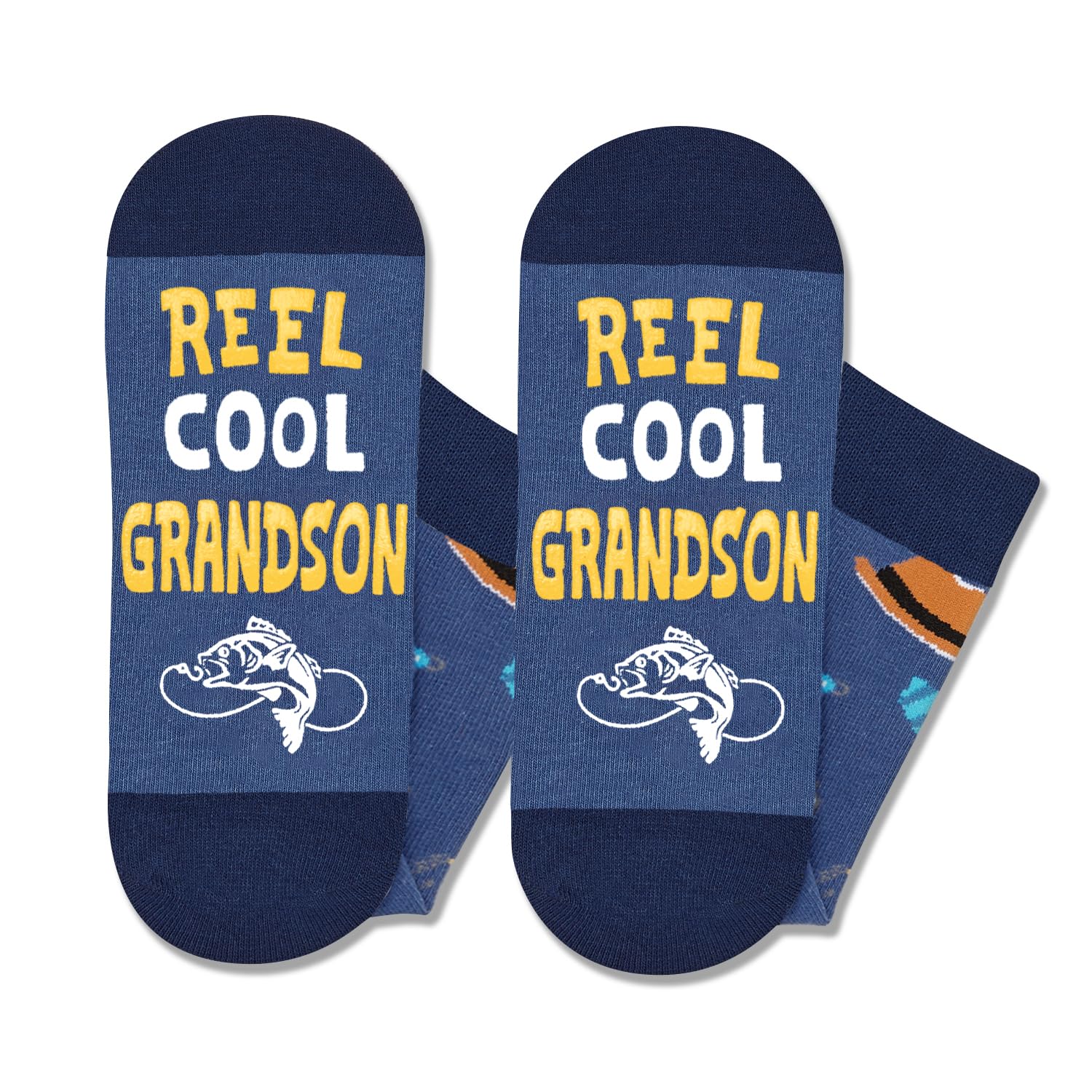 HAPPYPOP Grandson Gifts From Grandpa Grandma - Grandson Graduation Gifts, Grandson Valentine Gifts, Great Gifts For Grandson, Funny Men Socks