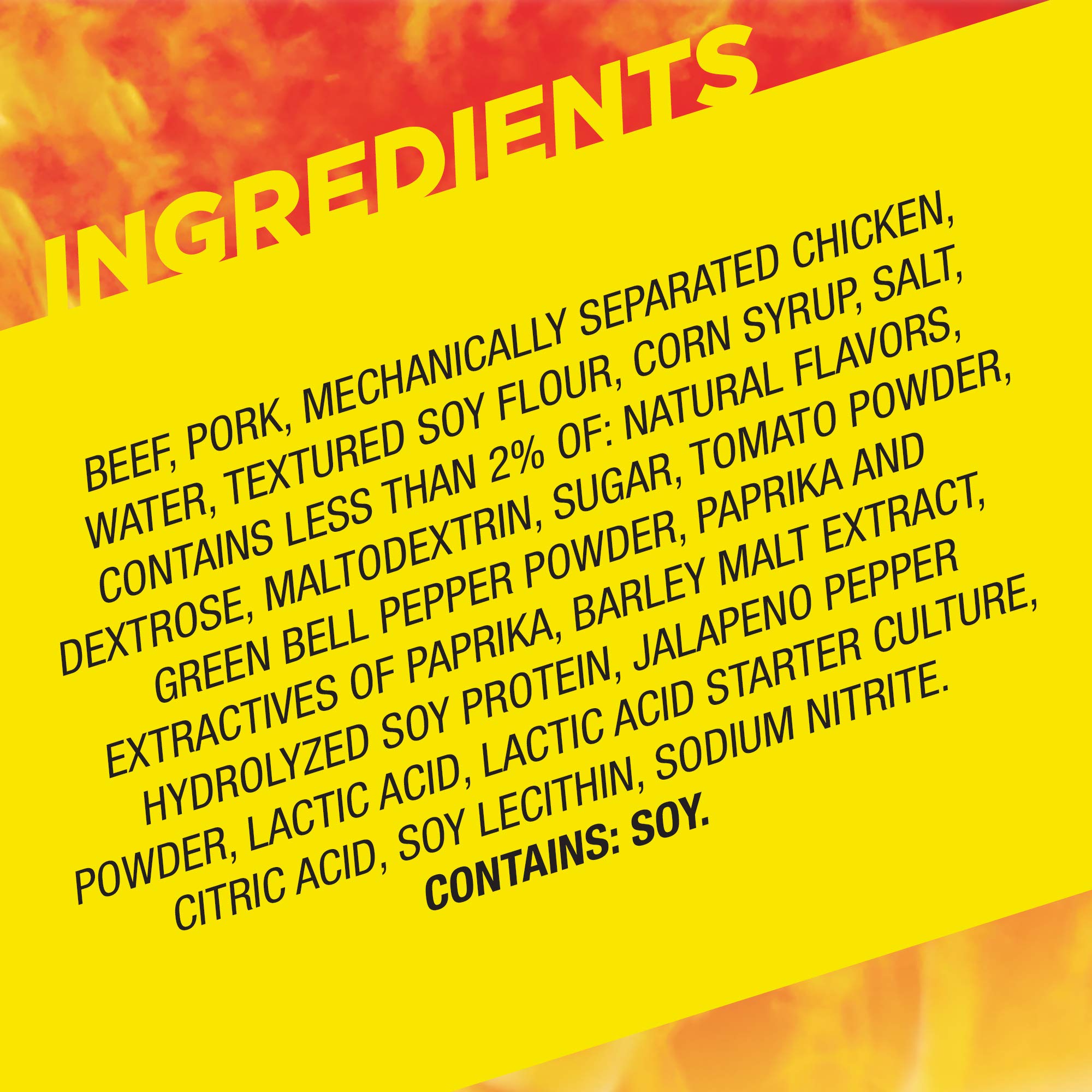 Slim Jim Giant Smoked Meat Sticks, Nacho Flavor, 6g Protein Per Stick, Easter Basket Stuffer, 0.97 oz. (24 Count)