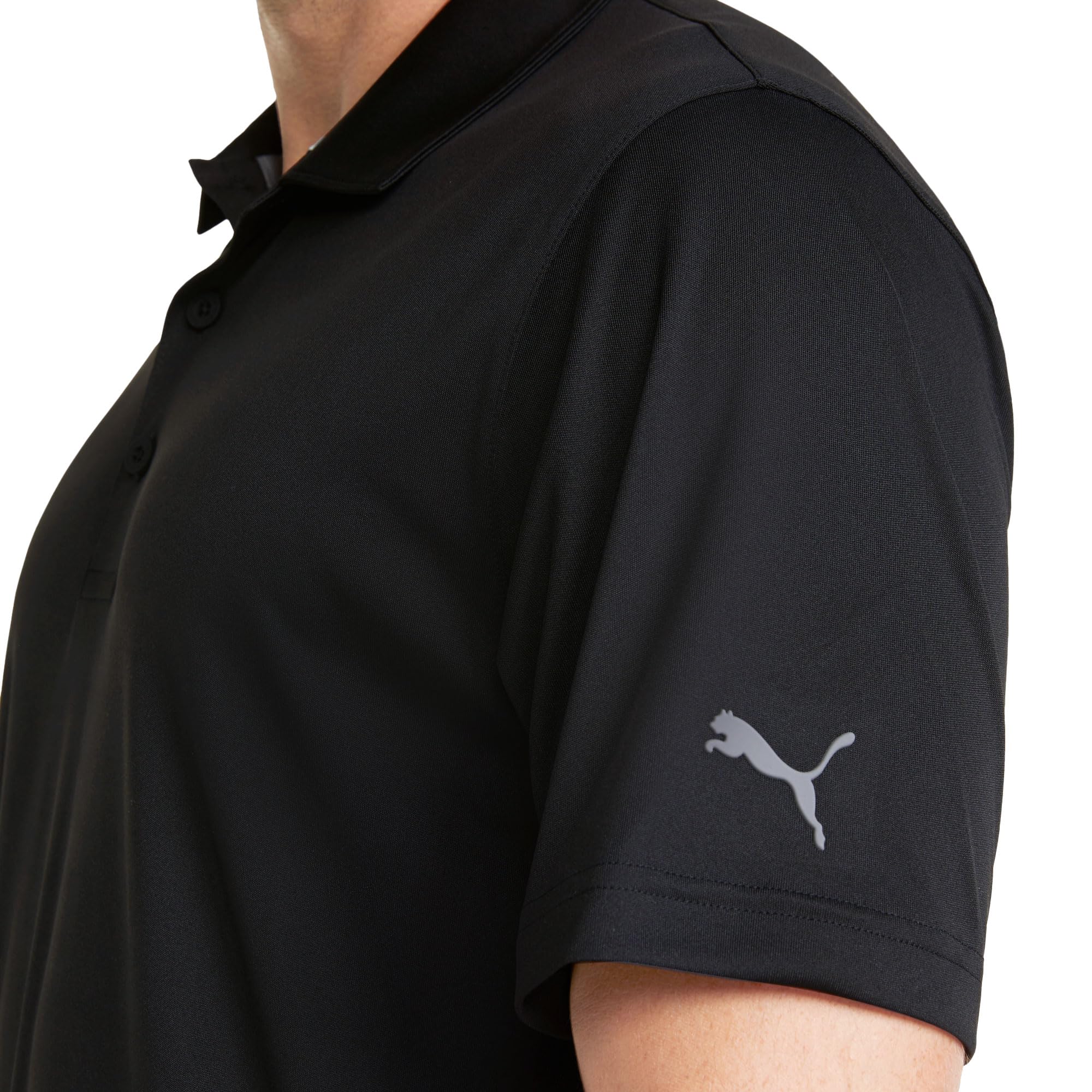 Puma Golf Men's Gamer Polo, Puma Black, 3XL