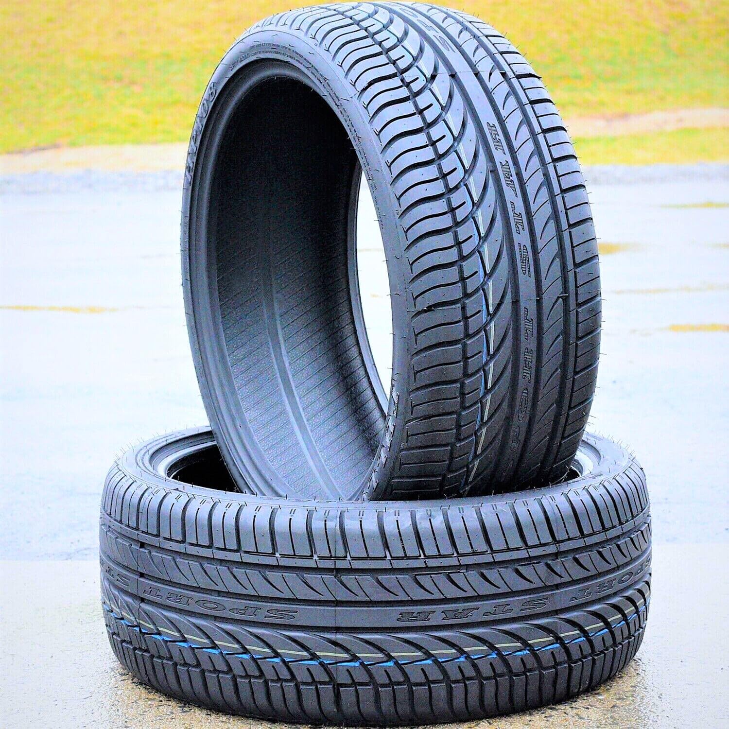 Set of 2 (TWO) Fullway HP108 All-Season Passenger Car High Performance Radial Tires-255/35R20 255/35ZR20 255/35/20 255/35-20 97W Load Range XL 4-Ply BSW Black Side Wall UTQG 380AA