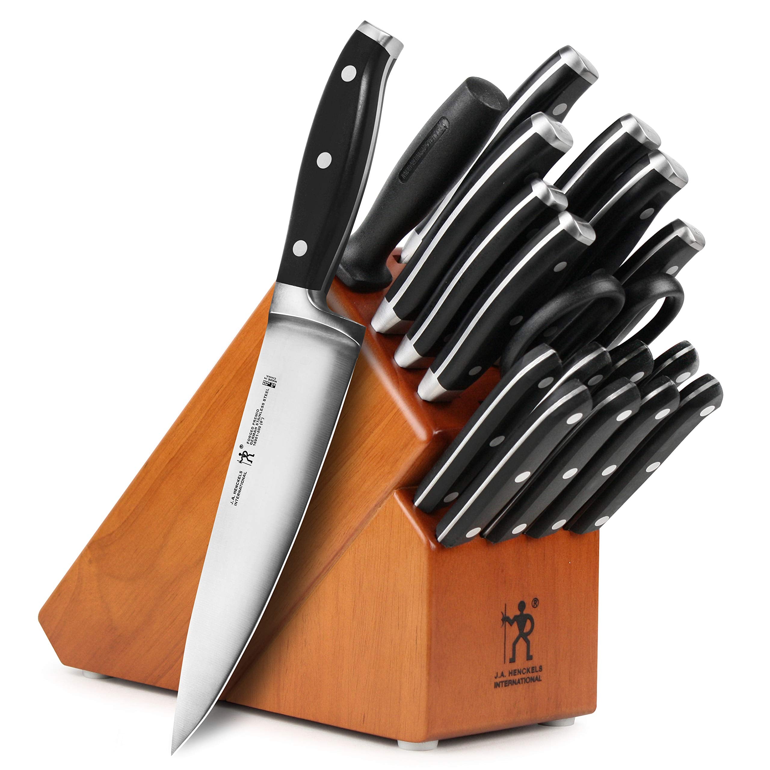 HENCKELS Forged Premio 19-pc Knife Block Set
