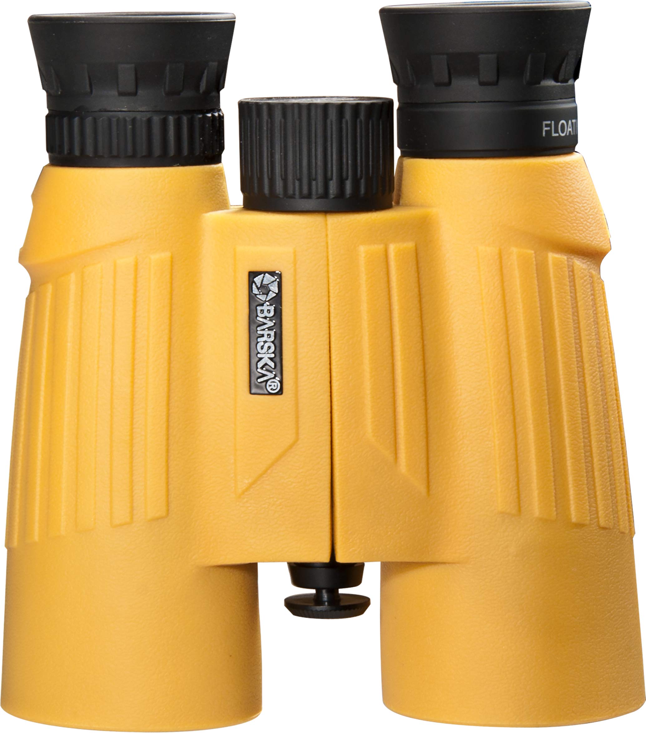 BARSKA 10x30 WP Floatmaster Binoculars (Blue Lens, Yellow) (AB11092)