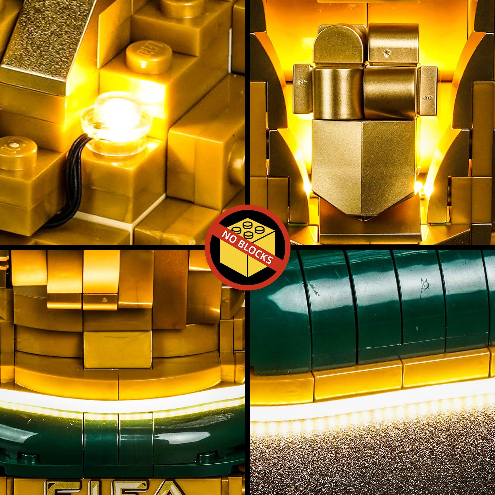 BrickBling LED Light Compatible with Lego FIFA World Cup Official Trophy 43020-No Model Included (Classic Version Light)