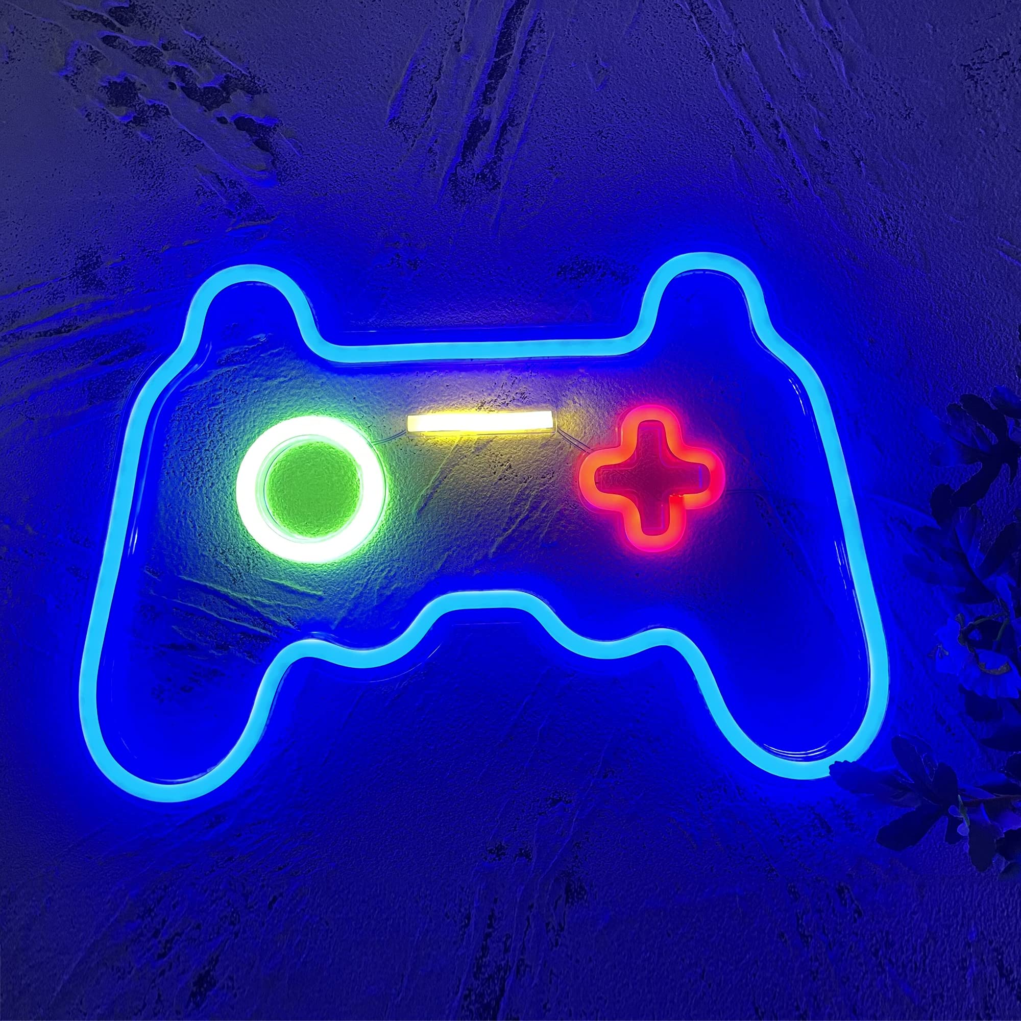 Gamepad Neon Sign 16" x 11", Xmas Gifts for Teen Boys, USB Powered Light Up LED Signs, Christmas Teenage Boy Gifts Ideas, Teen Boys Gift Ideas, Gifts for Teenage Boys, Teenager Gifts for Christmas