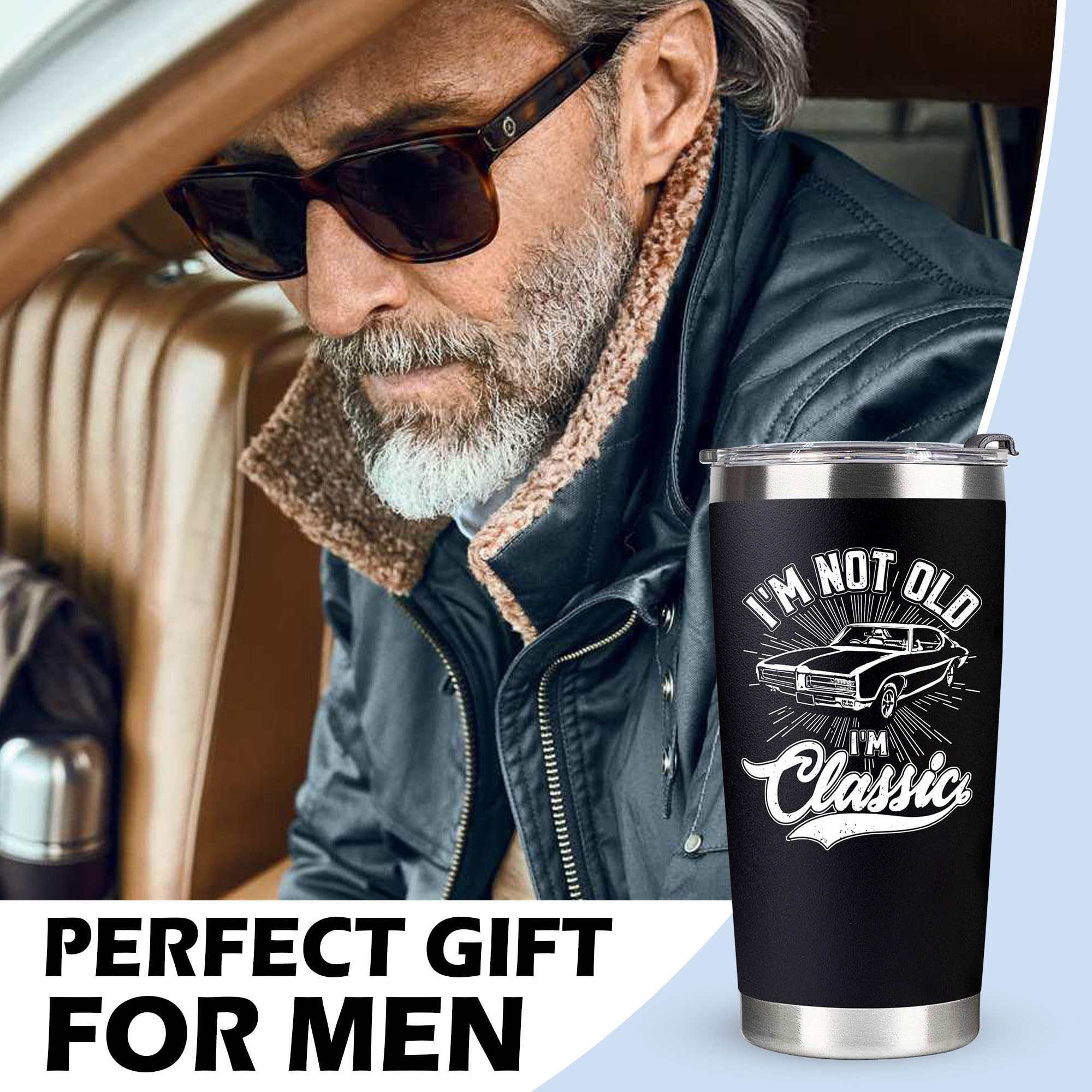 Birthday Gifts for Men, Dad, Grandpa - Dad Gifts, Men Gifts - Christmas Gifts for Men, Dad - Men Birthday Gifts Ideas, Gag Gifts for Men, Best Gifts for Men, Funny Gifts for Men - Men Tumbler 20Oz