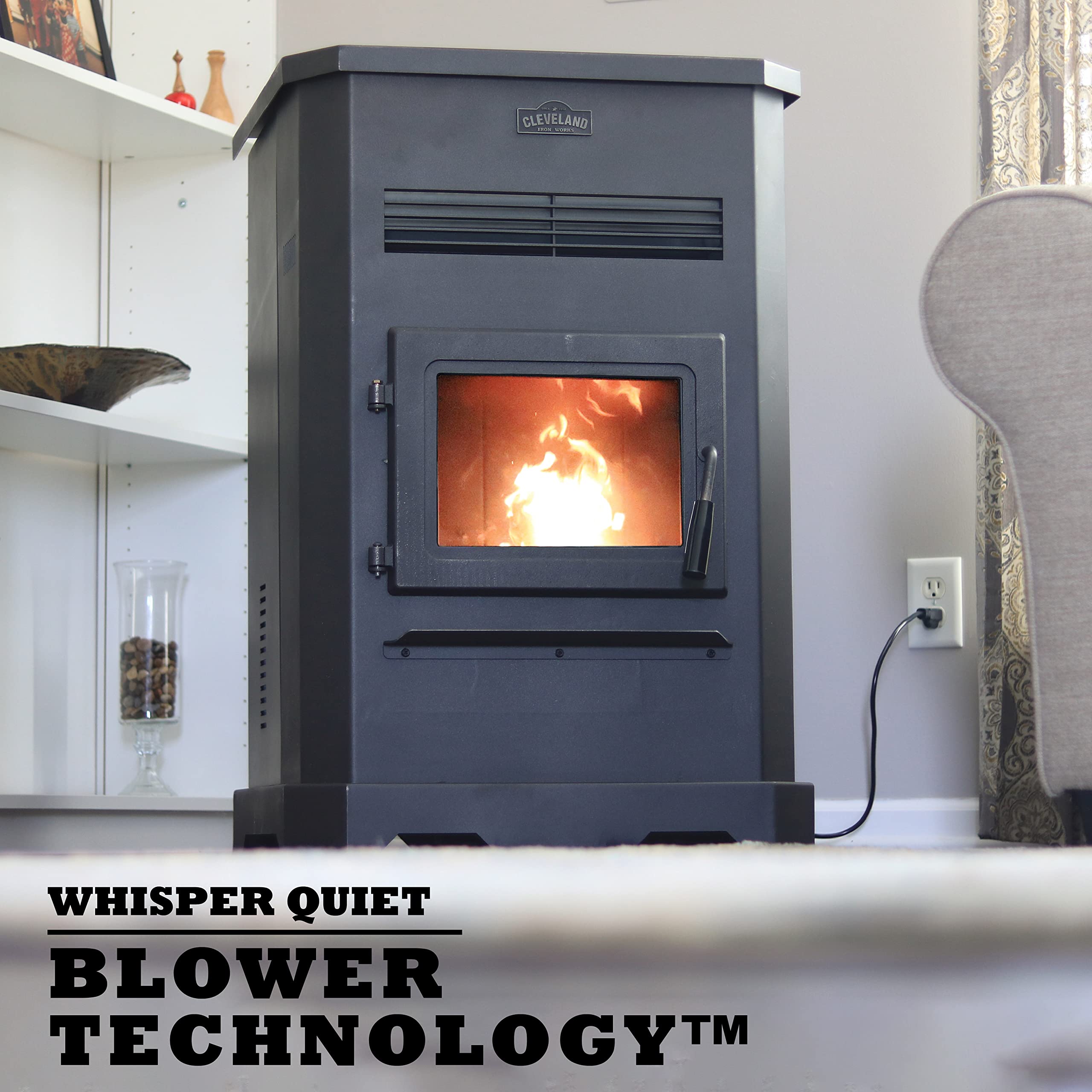 Mr. Heater Cleveland Iron Works No.205 Large Pellet Stove 2500 Sq Ft