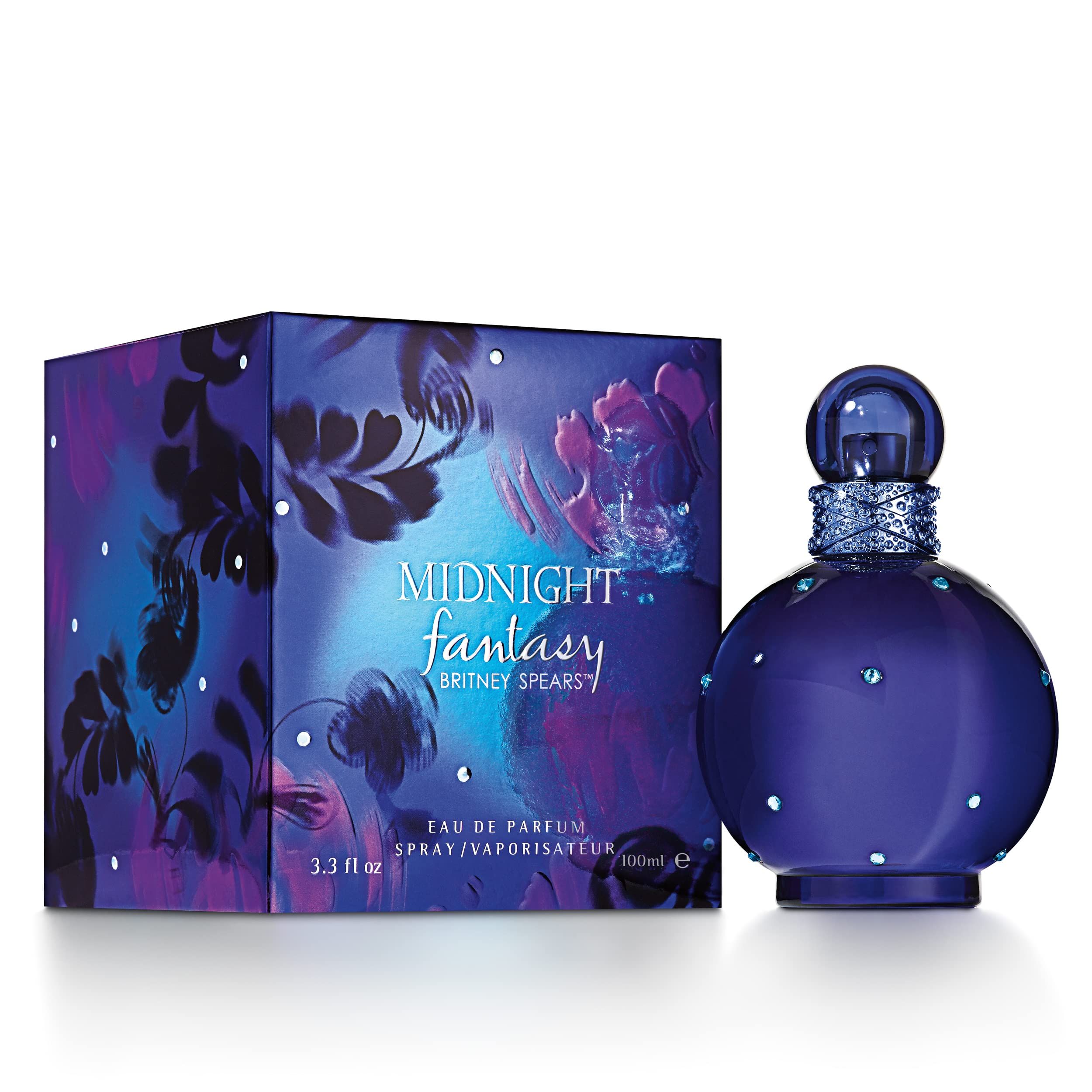 Britney Spears Women's Perfume, Midnight Fantasy, Eau De Parfum EDP Spray for Women, 1 Fl Oz