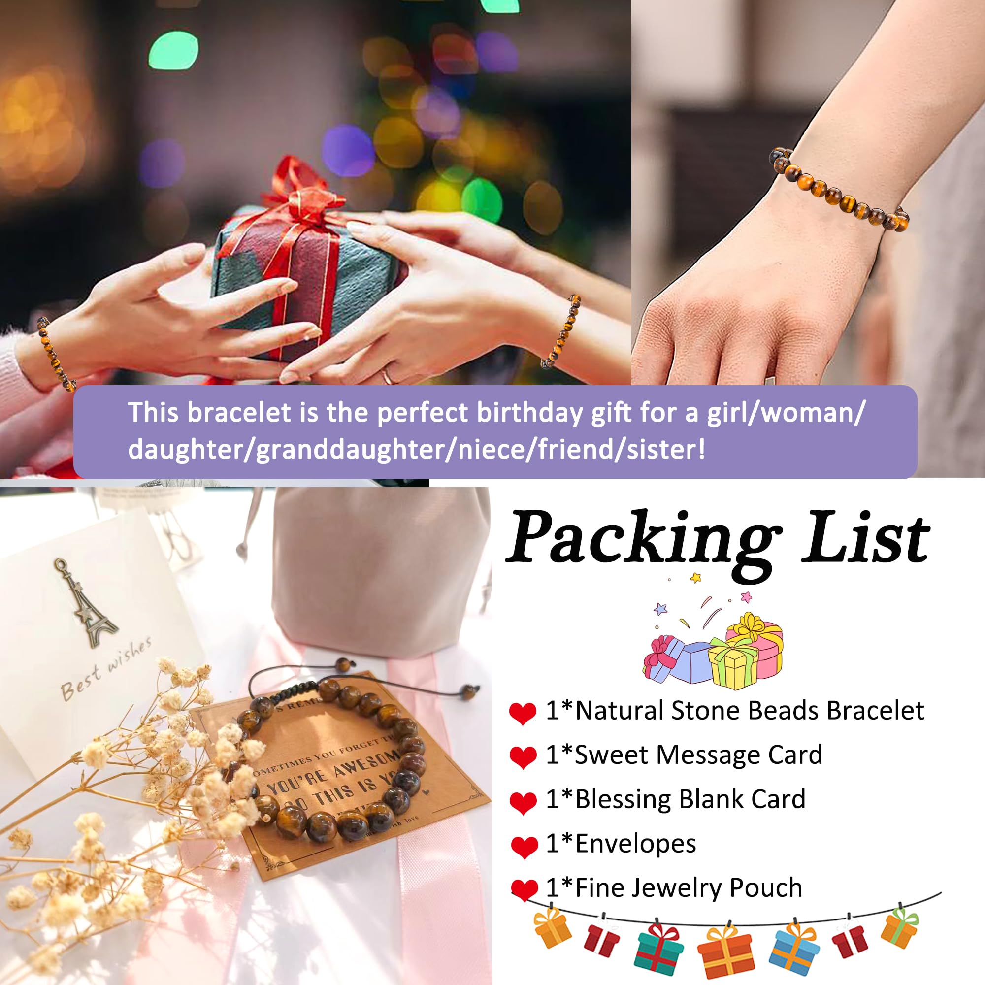 Simashts Natural Lava Stone Bracelet for Men Boyfriend Husband Dad Thanksgiving Gift Christmas Gift for Him Grandpa Uncle