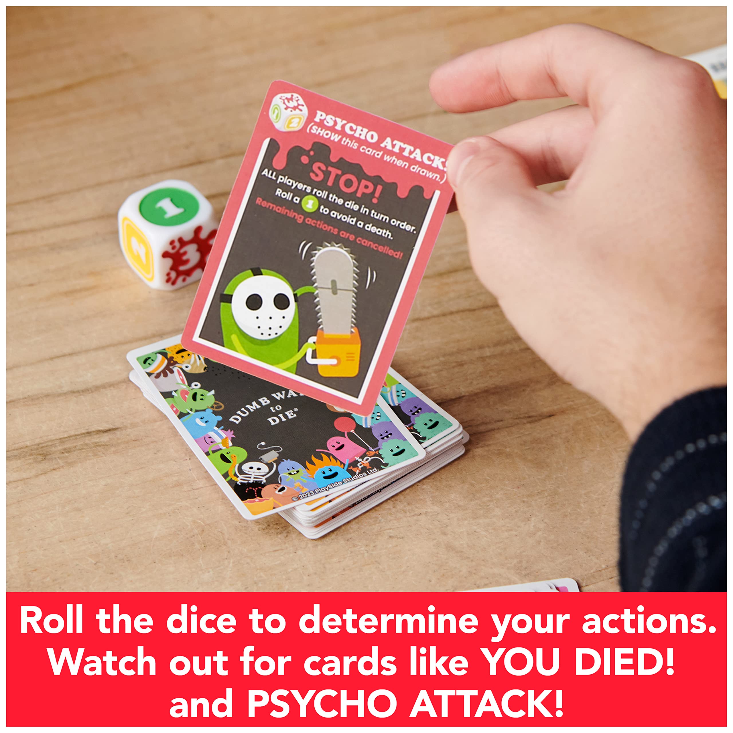 Spin Master Games, Dumb Ways to Die, The Viral Hit Card Game for College, Birthday Games, Friendsgiving Game, Party Games, Fun Games, for Ages 12+