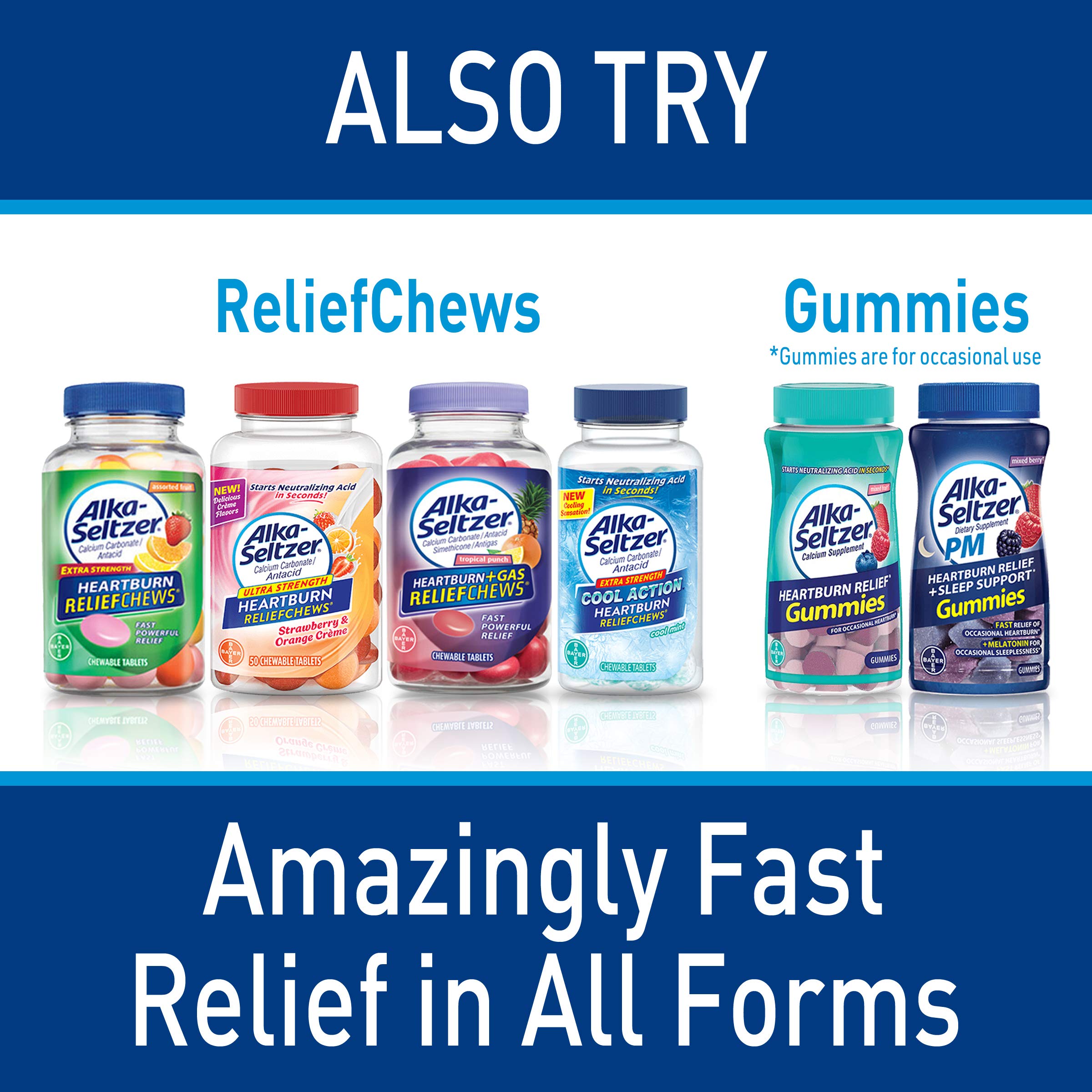 Alka-Seltzer Heartburn Effervescent Tablets Lemon Lime - 36 ct, Pack of 3