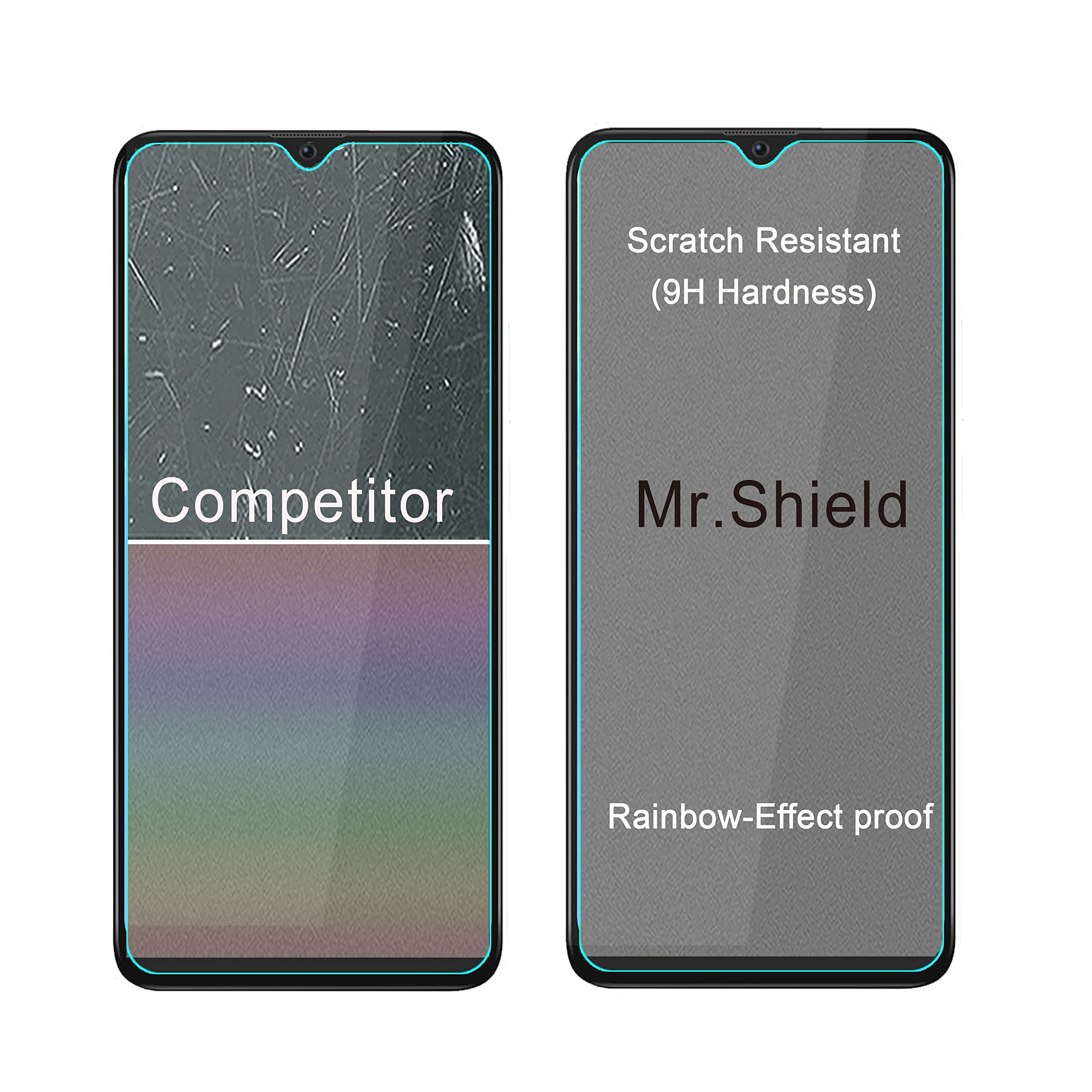Mr.Shield [3-Pack] Screen Protector For Blackview A70 / Blackview A70 Pro [Tempered Glass] [Japan Glass with 9H Hardness] Screen Protector