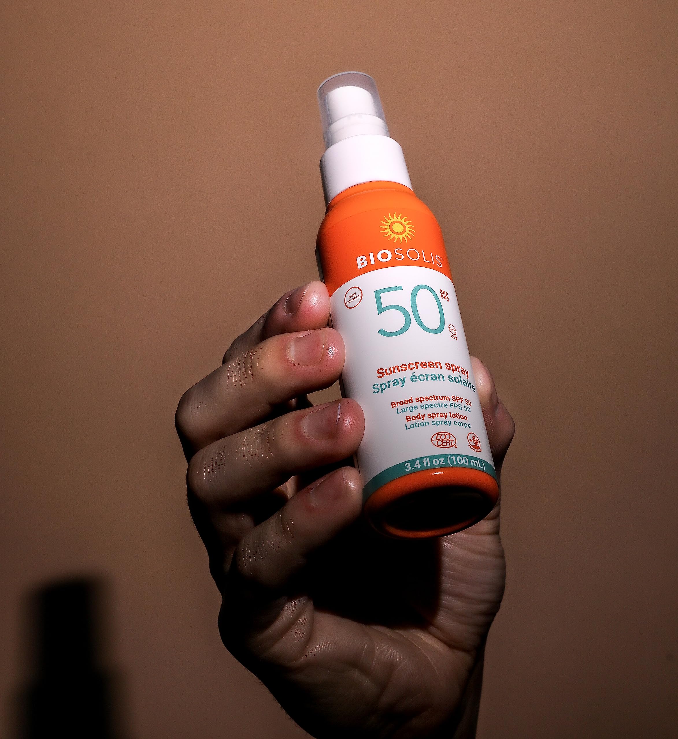 Biosolis Sun Spray SPF 50 - Sunscreen Spray Conditions the Face and Body - Mineral-Based Filters - Protects Against Harmful Rays - Ideal for Tanned Skin - No White Marks - Non-Greasy - Vegan - 3.4 oz