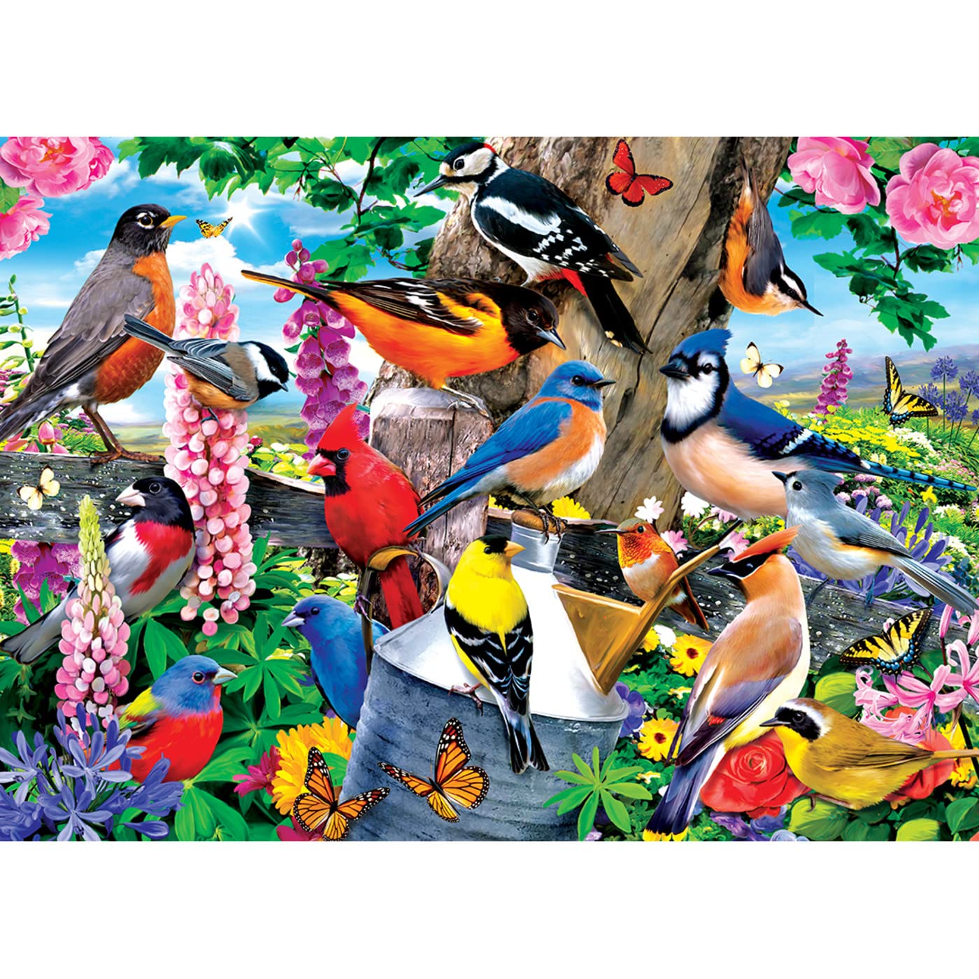 MasterPieces 1000 Piece Jigsaw Puzzle for Adults, Family, Or Youth - Spring Gathering - 19.25"x26.75"