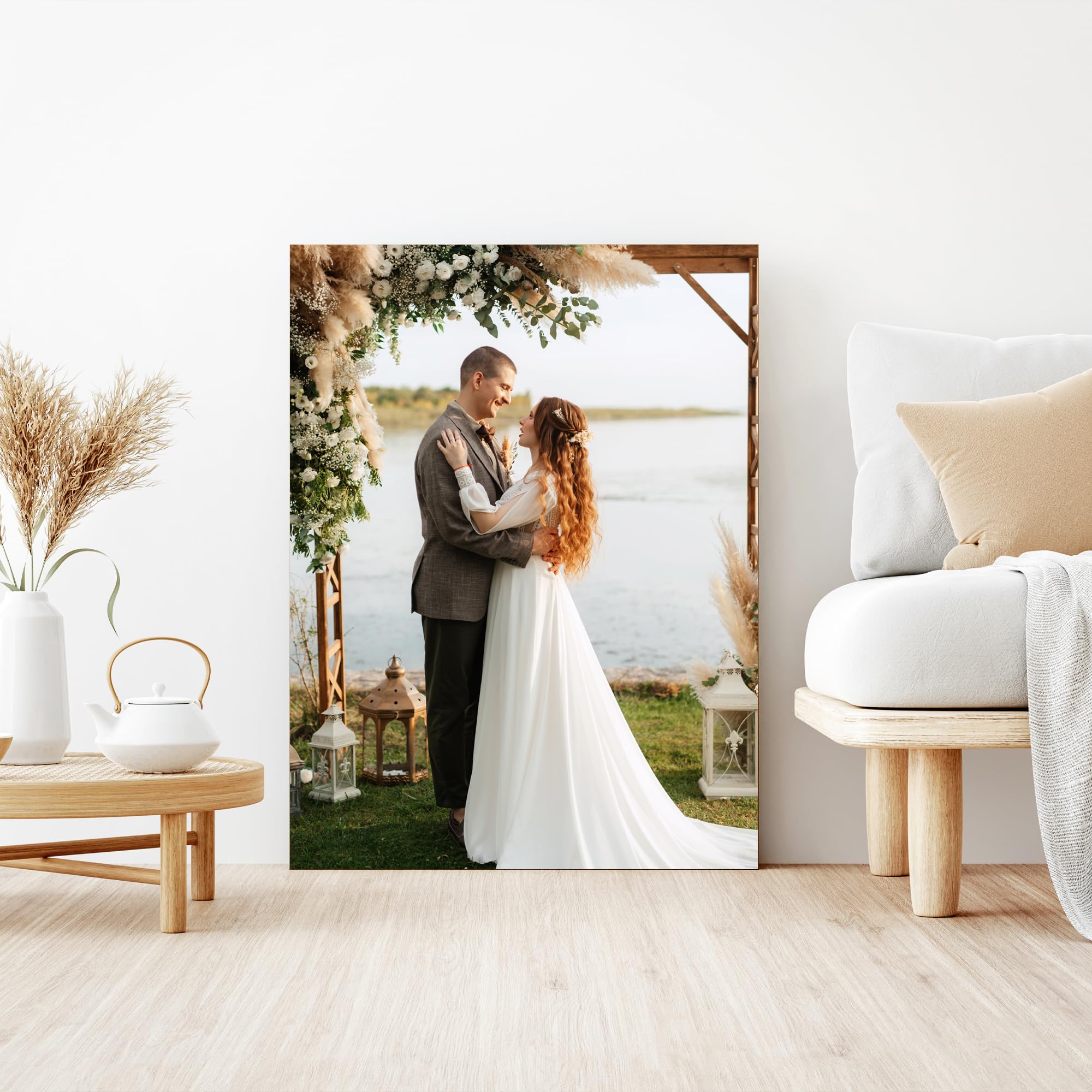 GagetElec Custom Canvas Prints with Your Photos,Photo Prints & Customized Picture Canvas Wall Art Decoration for Bedroom,Living Room,Christmas & Thanksgiving Gifts (11L x 14W)