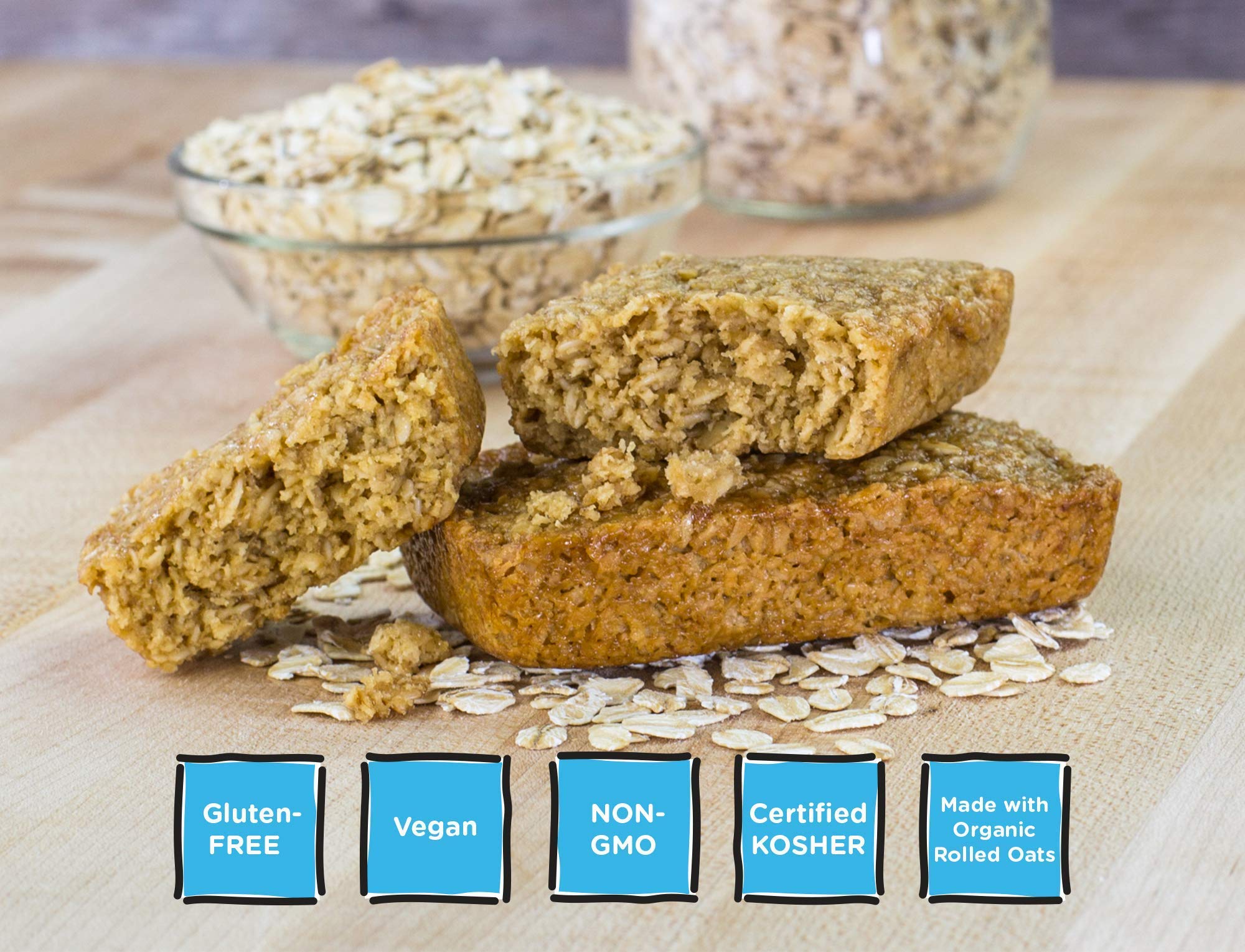 Bobo's Oat Bars, Original, 3 oz Bar (12 Pack), Gluten Free Whole Grain Snack and Breakfast Bar