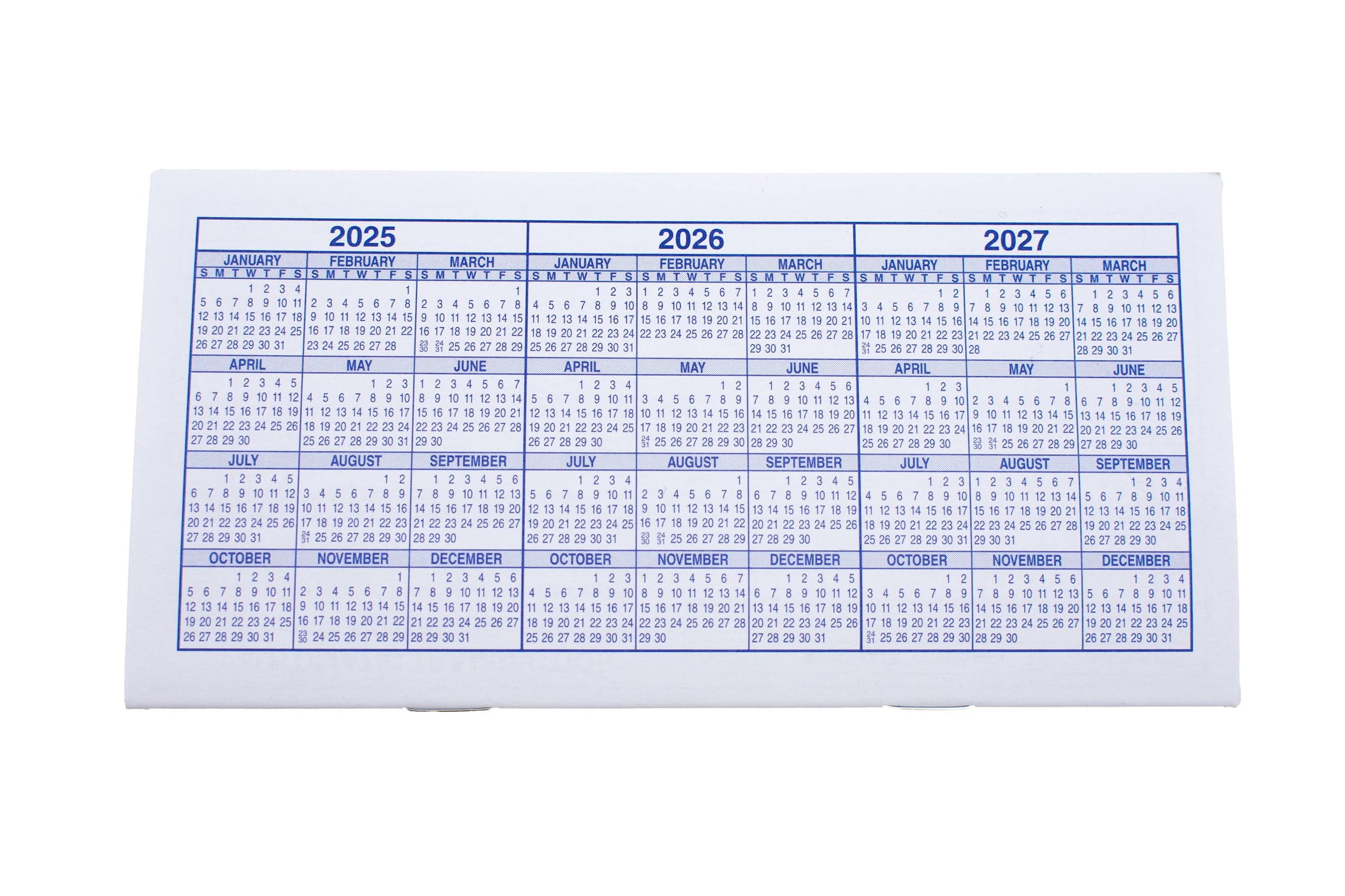 Checkbook Registers for Personal Checkbook, Transactions Ledgers, Pack of 10, 2025-2026-2027