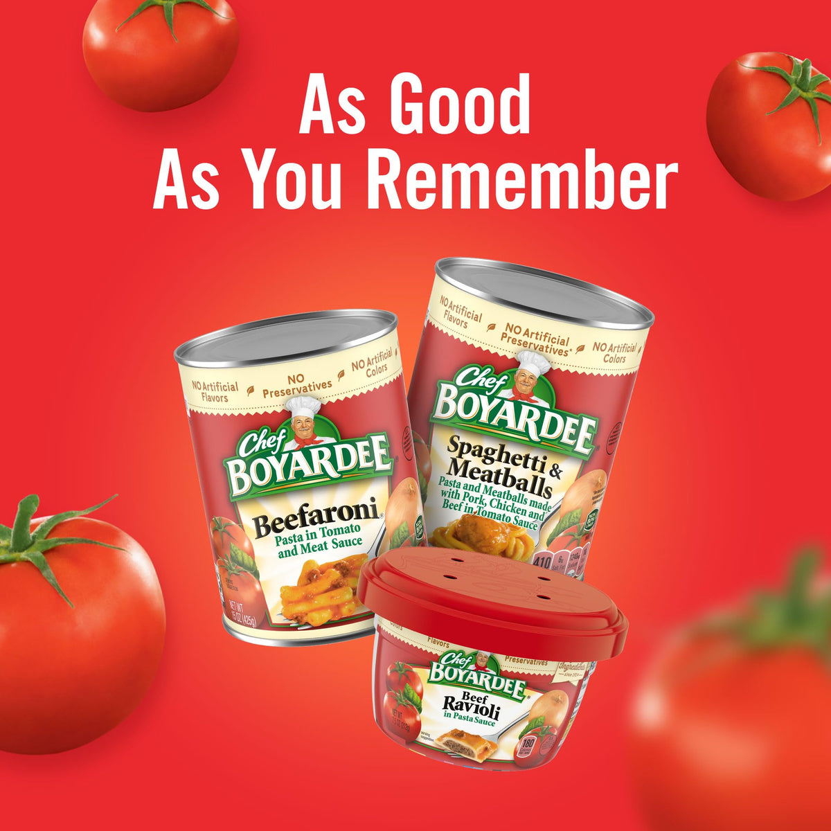 Chef Boyardee Beefaroni Canned Pasta, 15 oz, Pack of 24